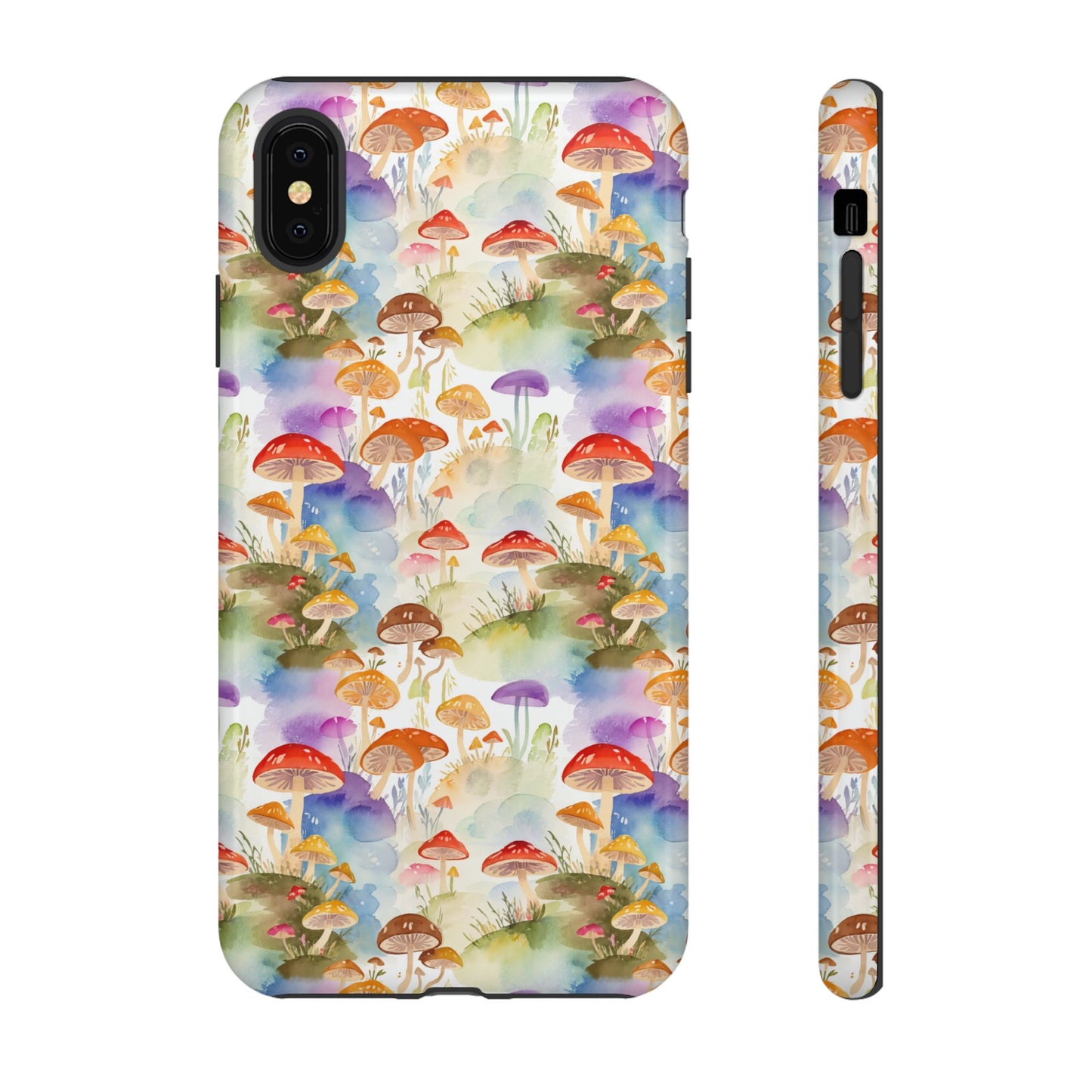 Mushroom Phone Case | Shroom Phone Cover | Hippie Themed Phone Case | Cute mushroom Pattern | Tough Case