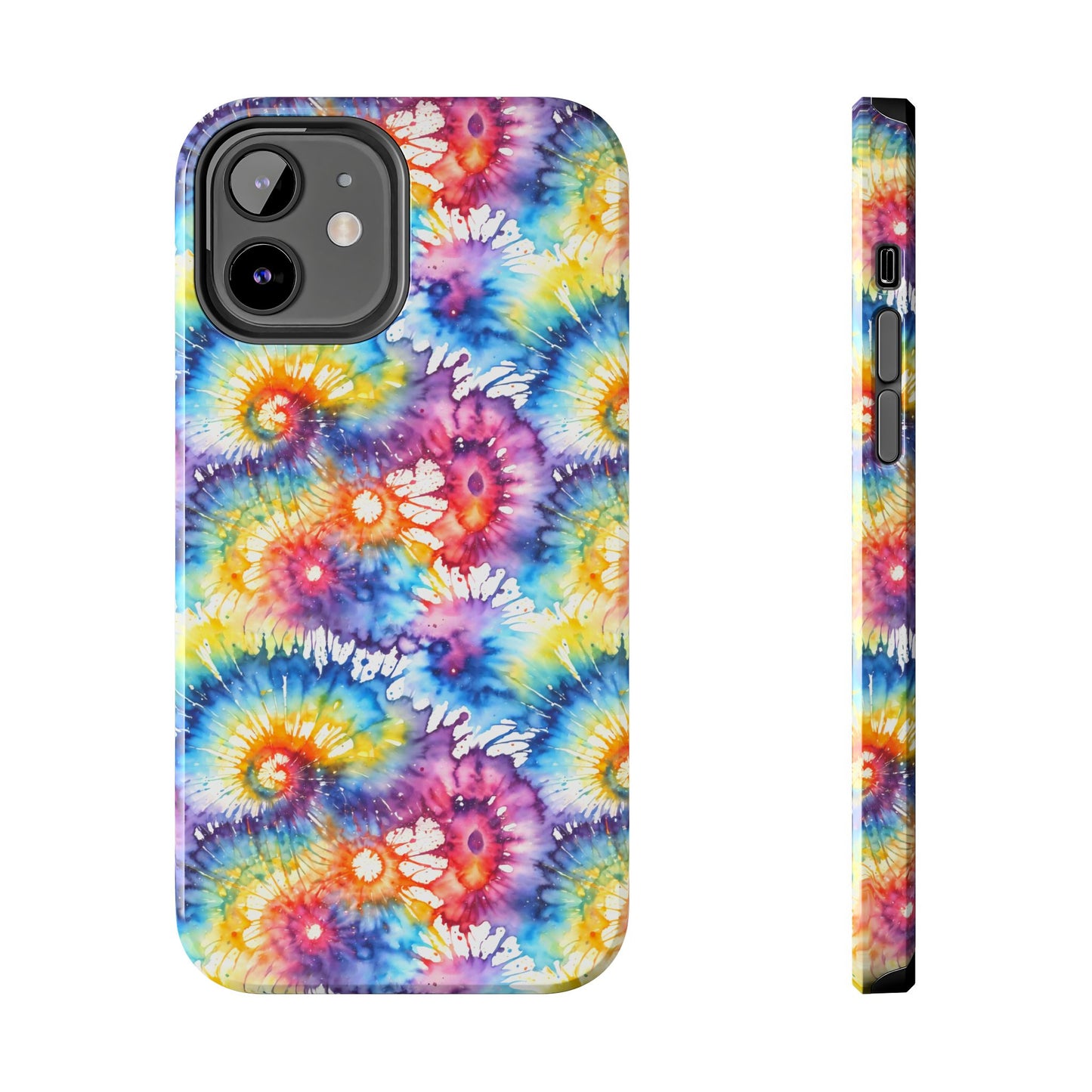 Rainbow Tye Dye Phone Case | Hippie Rainbow Phone Case | Boho Tye Dye | Tough Phone Case | Cute Rainbow Phone Case