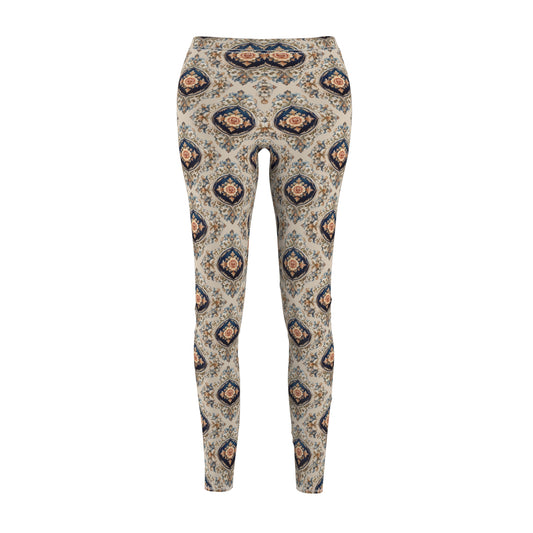 Coquette Aesthetic Floral Leggings Vintage Boho Yoga Pants