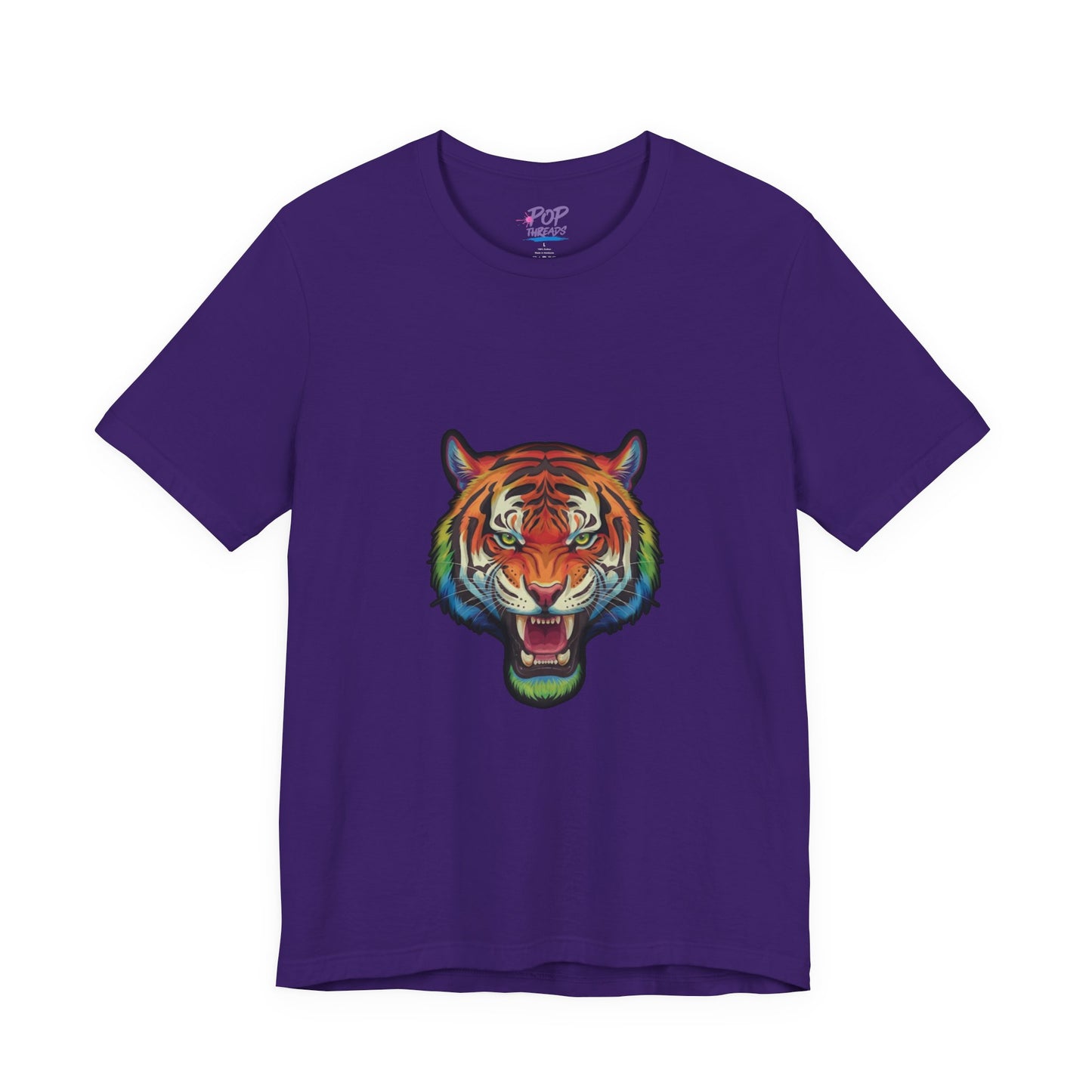 Colorful Rainbow Tiger Tee