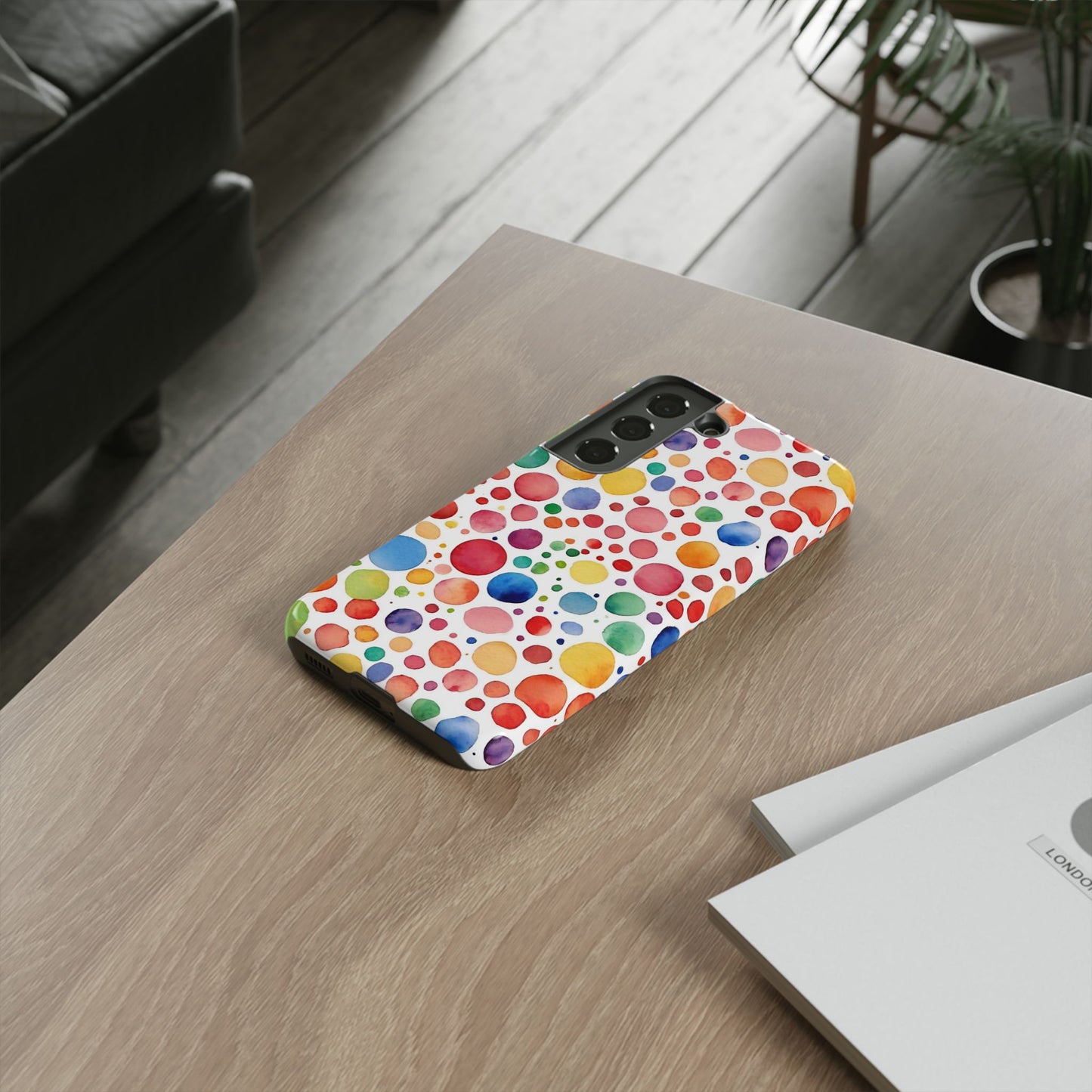 Polka dot drop | Tough Cases | Phone Case | IPhone | Samsung | Protective Phone Case | Phone Protector | Cute Phone Cover