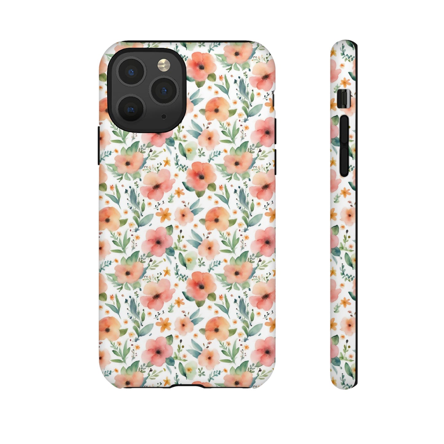 Watercolor Floral Print | Tough Cases | IPhone Case | Samsung Case | Flower Phone Case | Floral Case