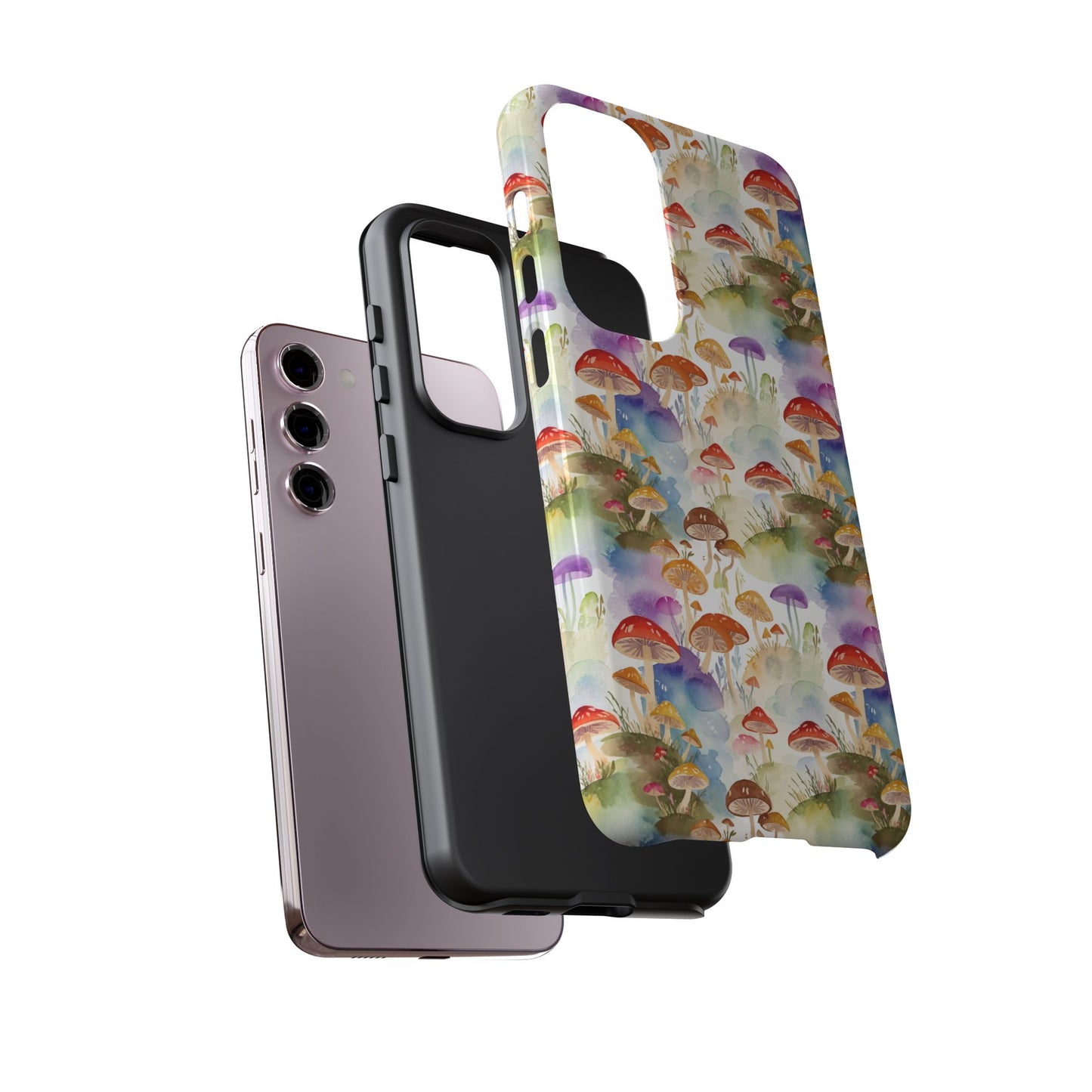 Mushroom Phone Case | Shroom Phone Cover | Hippie Themed Phone Case | Cute mushroom Pattern | Tough Case