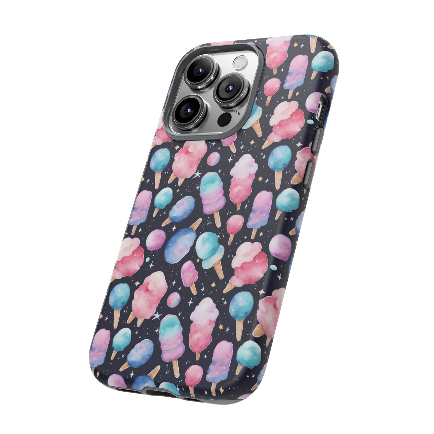 Cotton Candy Space Explosion Tough Case For iPhone Samsung