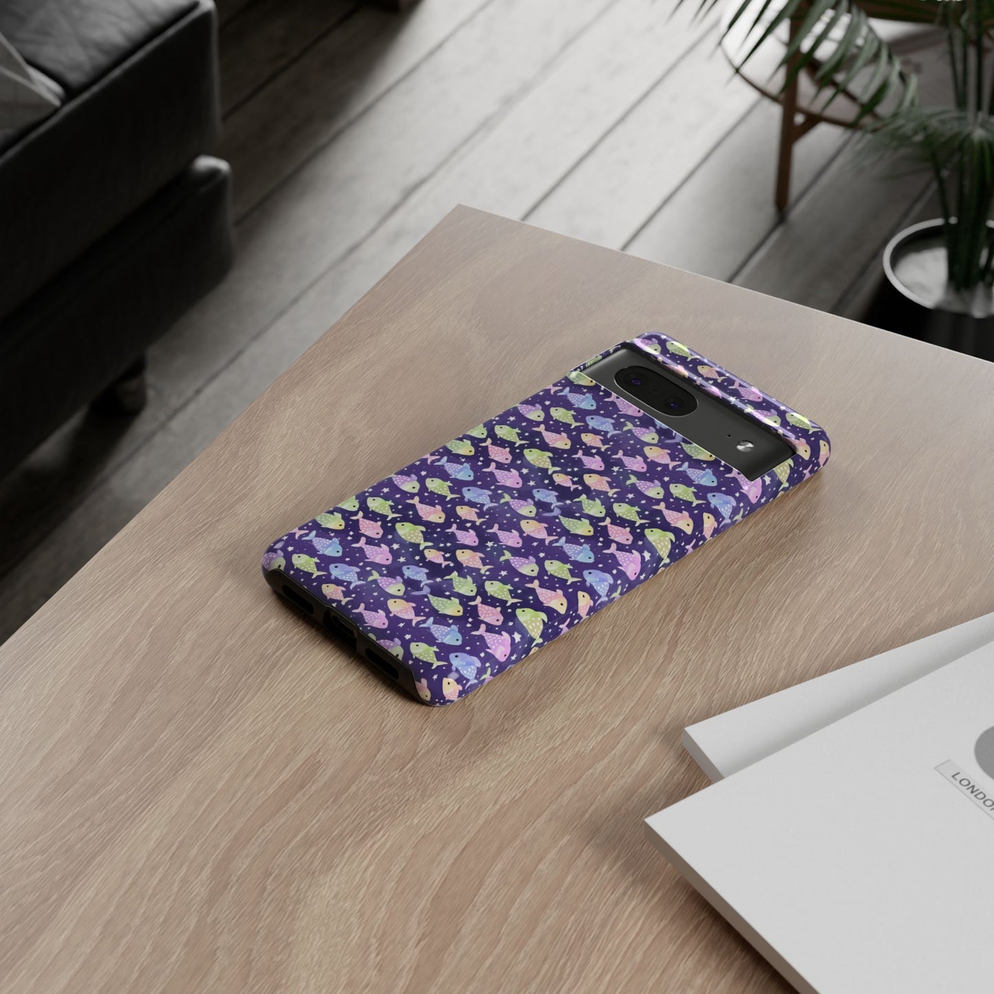 Fish And Stars | Tough Cases | Phone Case | Protective Cover | Ocean Themed | Sea Themed | Cute Phone Cover | Colorful