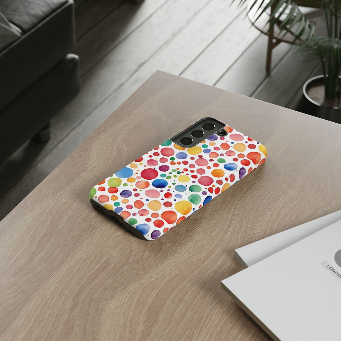 Polka dot drop | Tough Cases | Phone Case | IPhone | Samsung | Protective Phone Case | Phone Protector | Cute Phone Cover