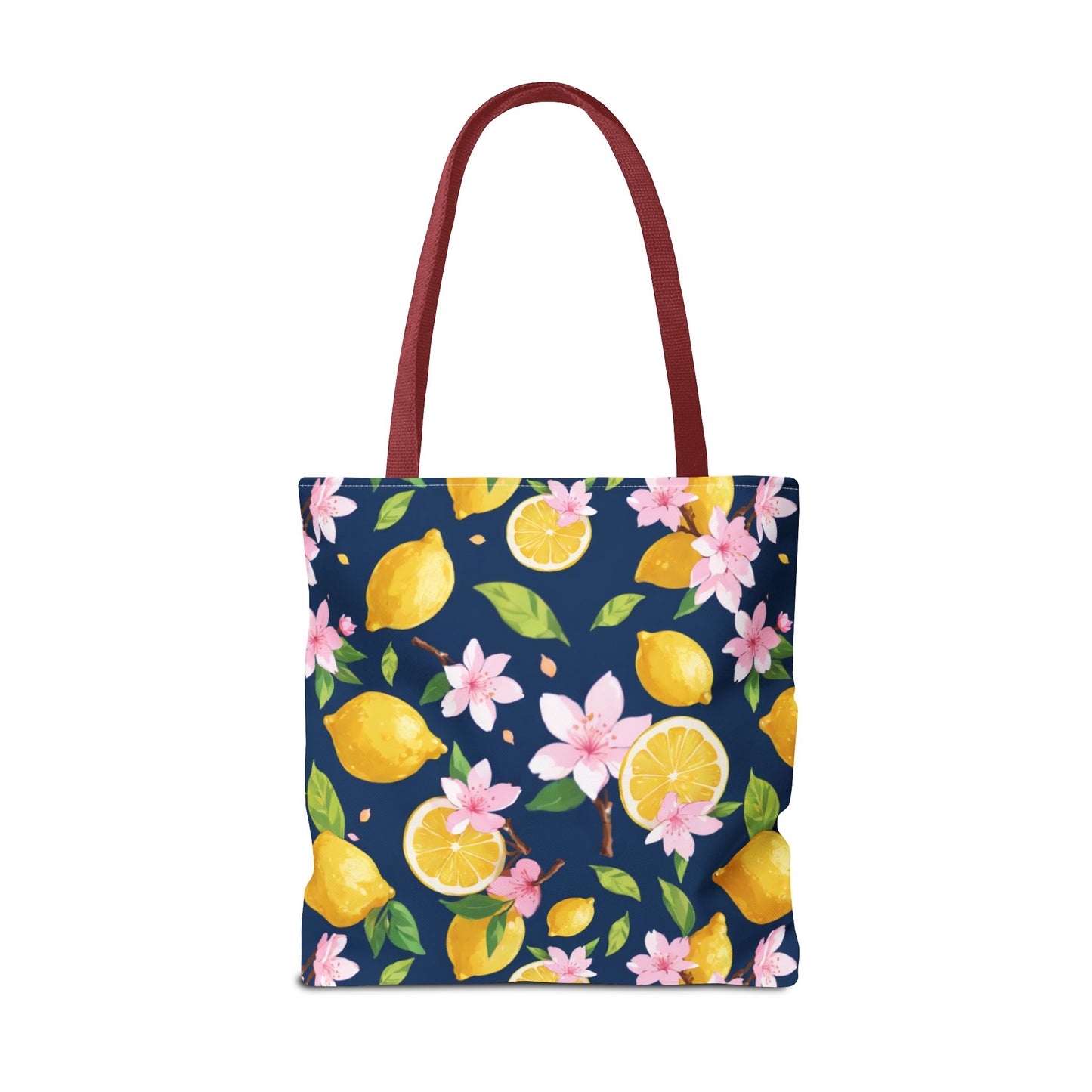 Lemon and cherry blossom Tote Bag