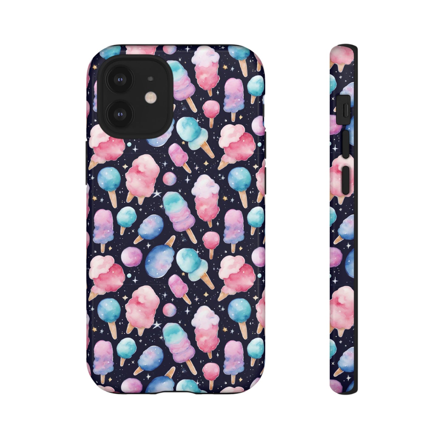 Cotton Candy Space Explosion Tough Case For iPhone Samsung