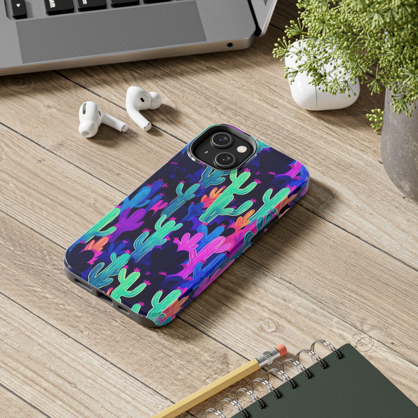 Rave Cacti Tough Phone Cases