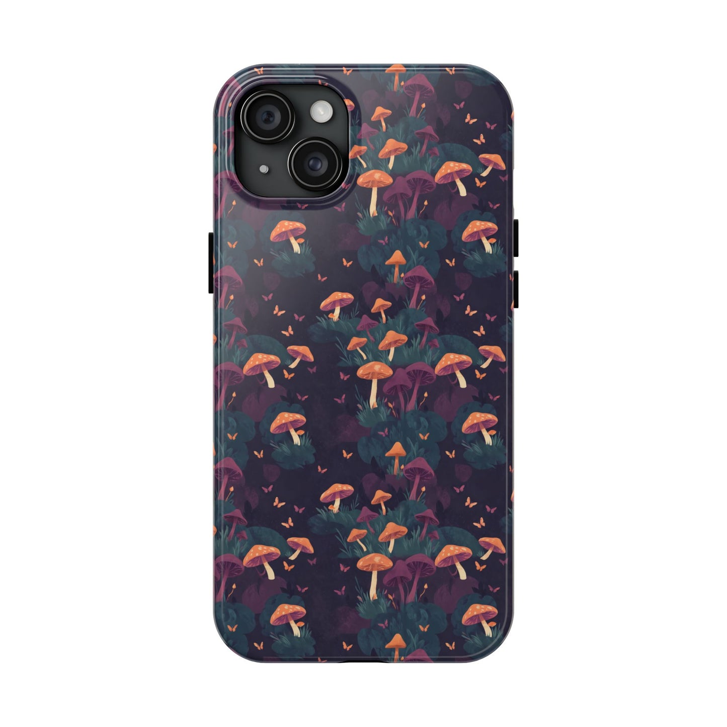 Witchy Mushroom And Moth IPhone Case | Witchy Phone Case | Mushroom Phone Case | Hippie Mushrooms | Night Moths