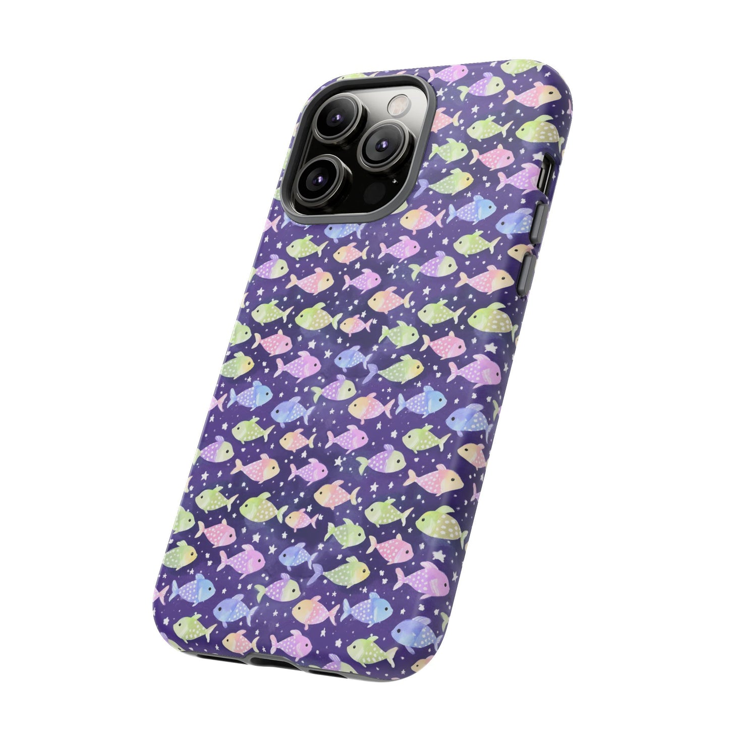 Fish And Stars | Tough Cases | Phone Case | Protective Cover | Ocean Themed | Sea Themed | Cute Phone Cover | Colorful
