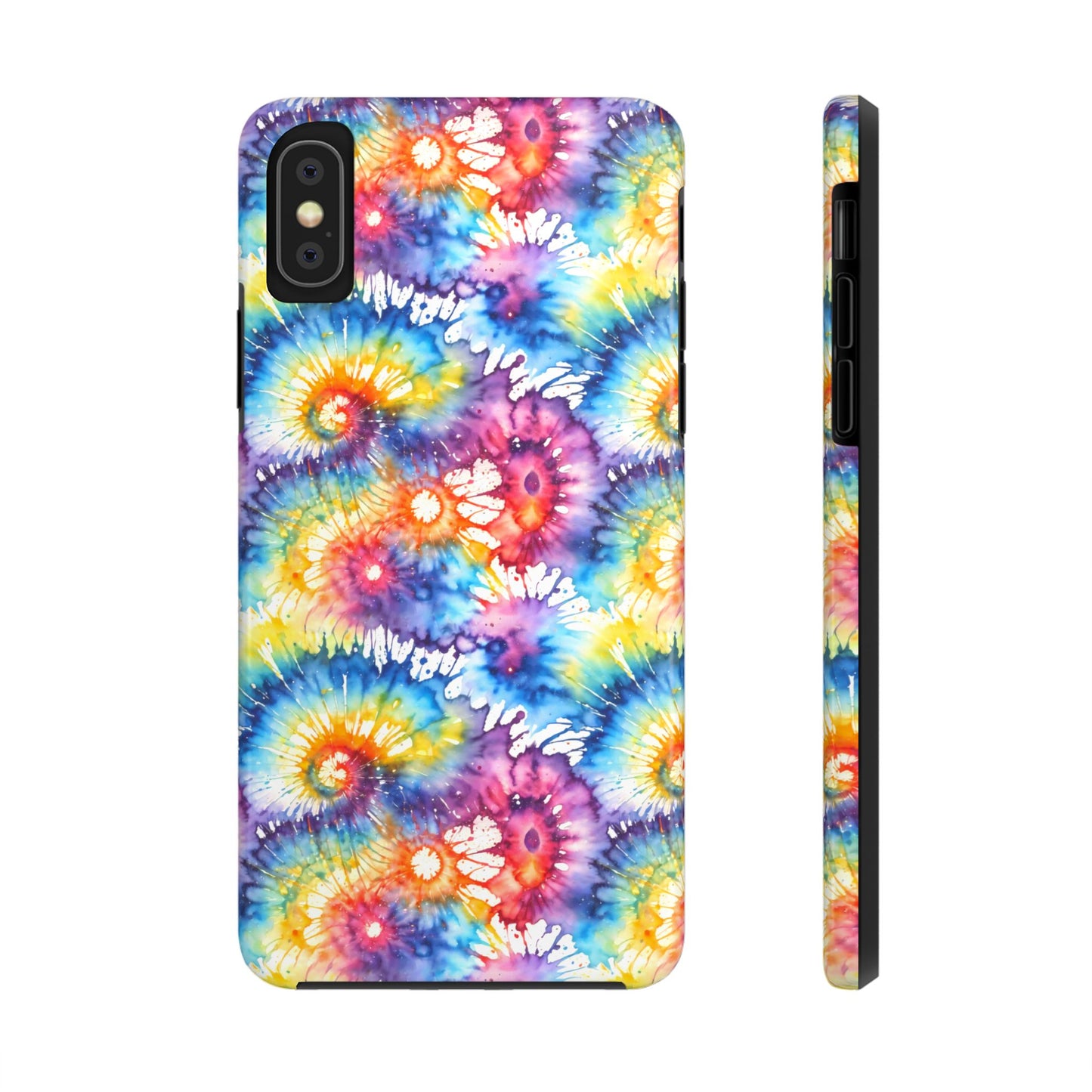 Rainbow Tye Dye Phone Case | Hippie Rainbow Phone Case | Boho Tye Dye | Tough Phone Case | Cute Rainbow Phone Case