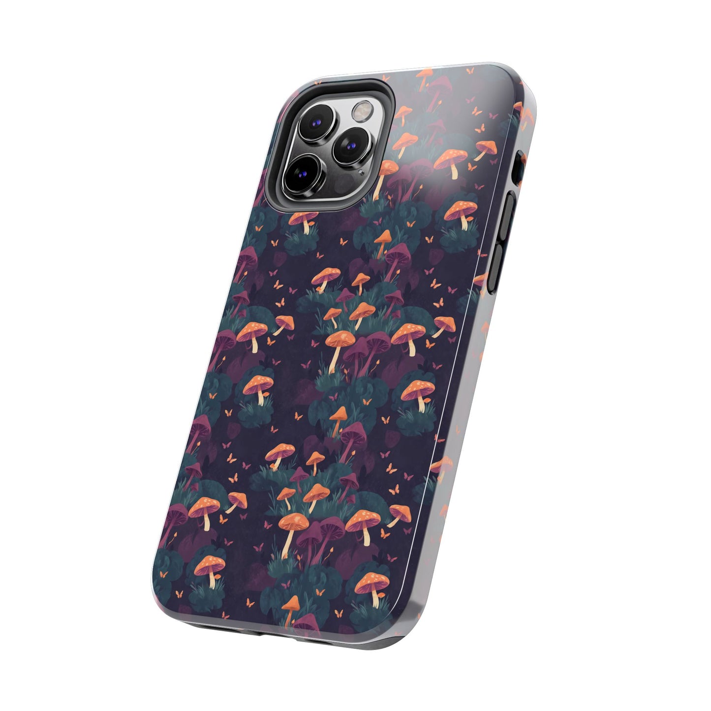 Witchy Mushroom And Moth IPhone Case | Witchy Phone Case | Mushroom Phone Case | Hippie Mushrooms | Night Moths