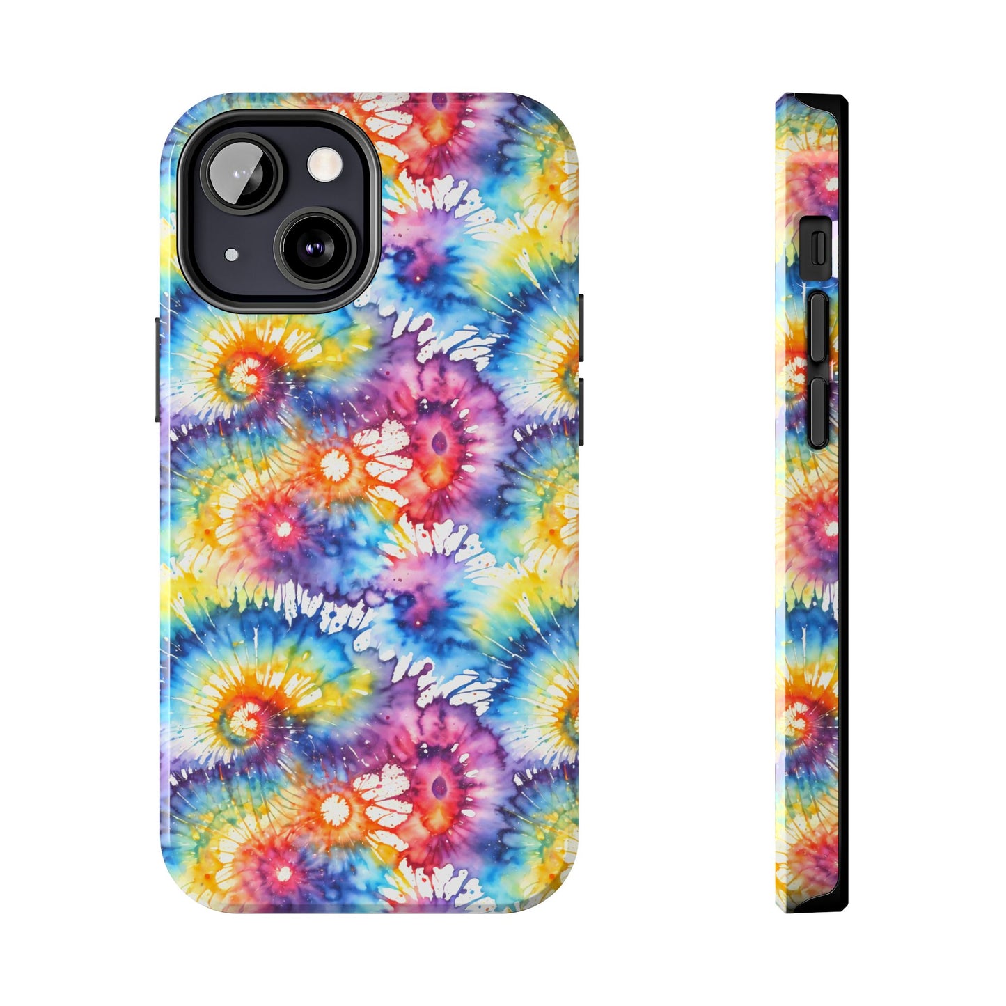 Rainbow Tye Dye Phone Case | Hippie Rainbow Phone Case | Boho Tye Dye | Tough Phone Case | Cute Rainbow Phone Case