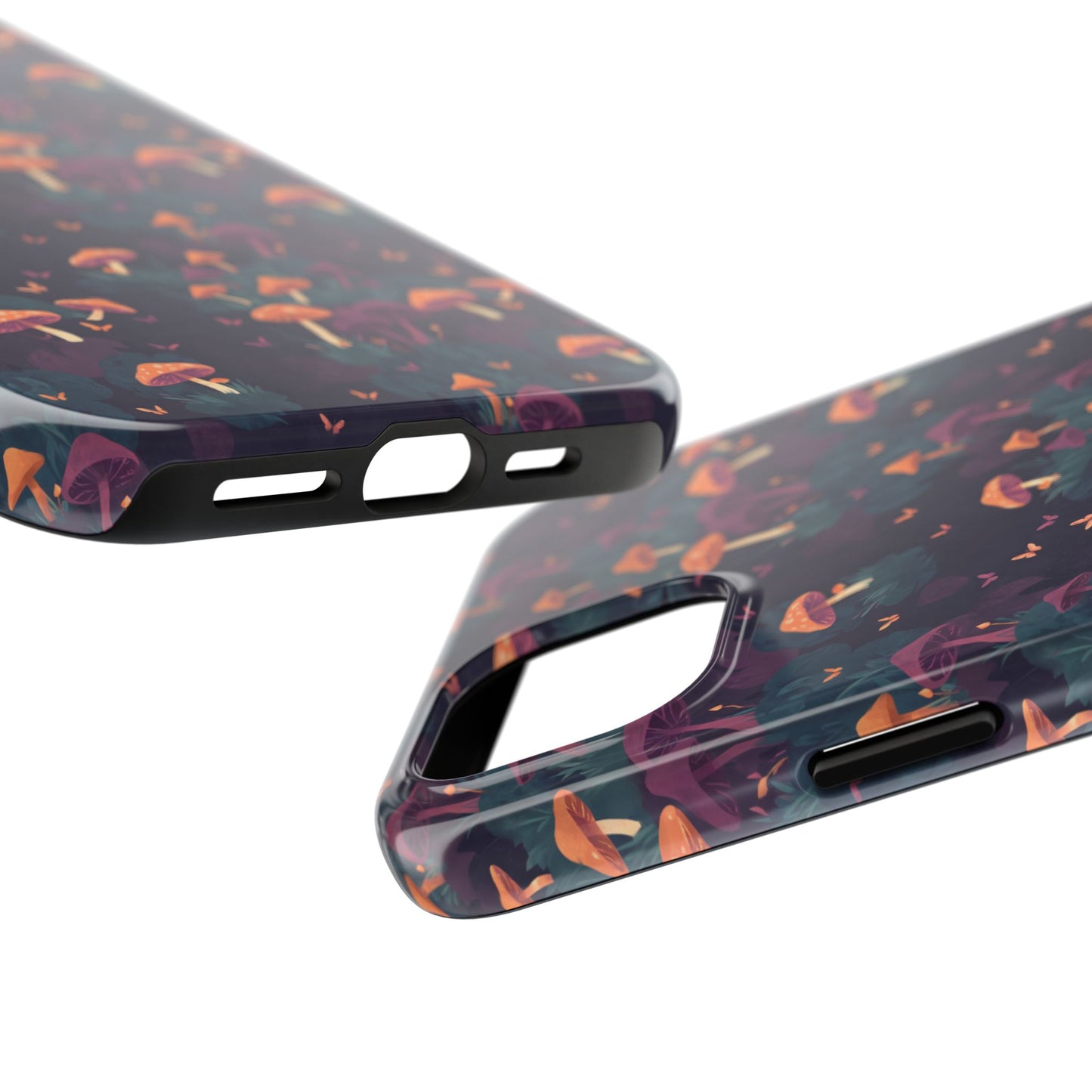 Witchy Mushroom And Moth IPhone Case | Witchy Phone Case | Mushroom Phone Case | Hippie Mushrooms | Night Moths