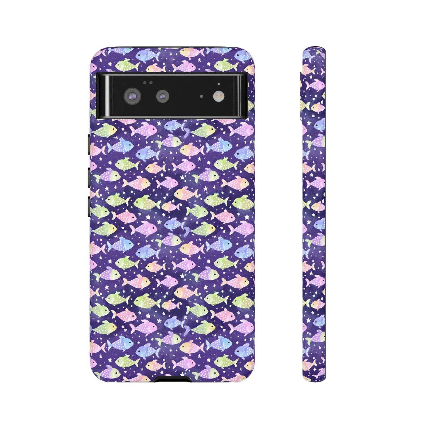 Fish And Stars | Tough Cases | Phone Case | Protective Cover | Ocean Themed | Sea Themed | Cute Phone Cover | Colorful