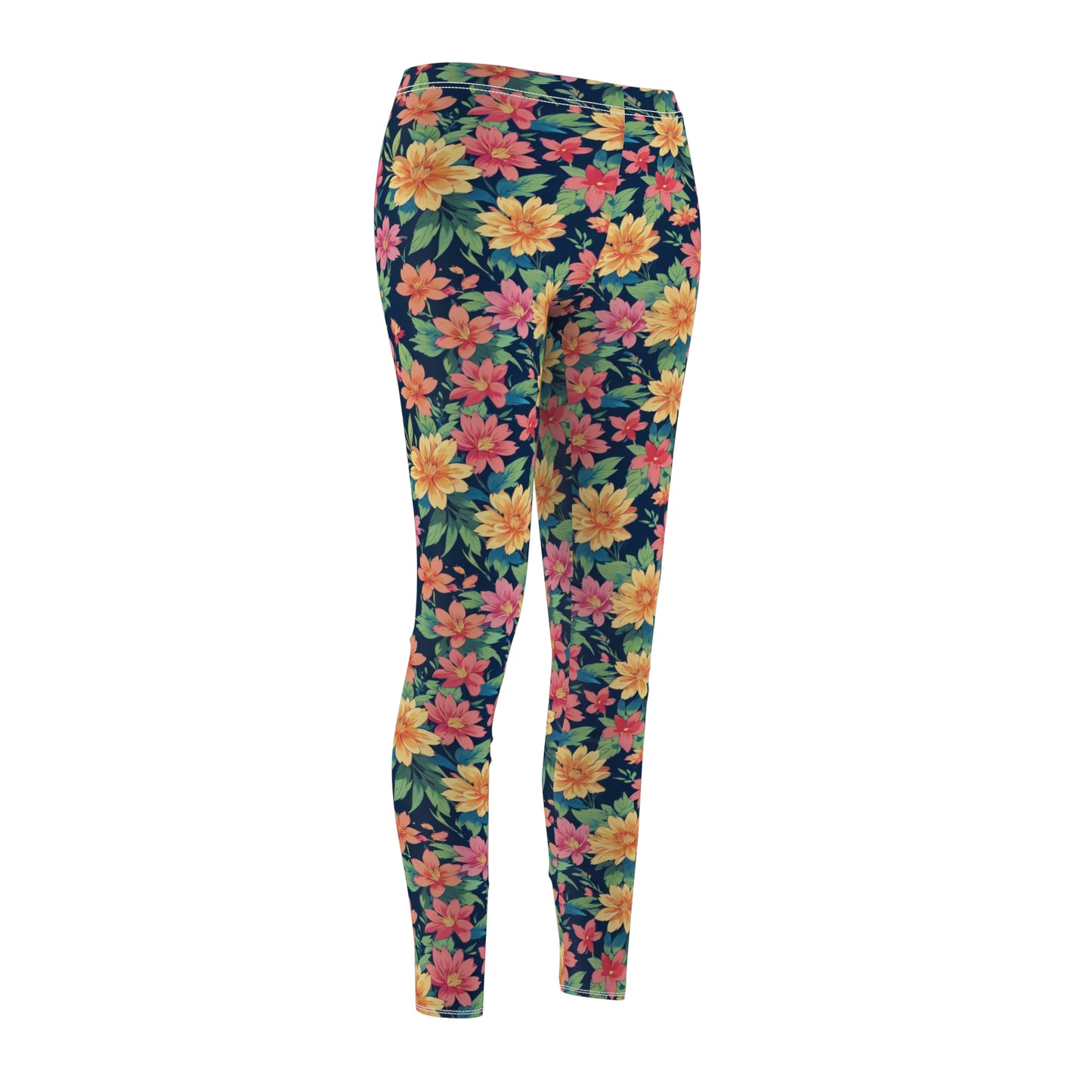 Tropical floral Women's Casual Leggings