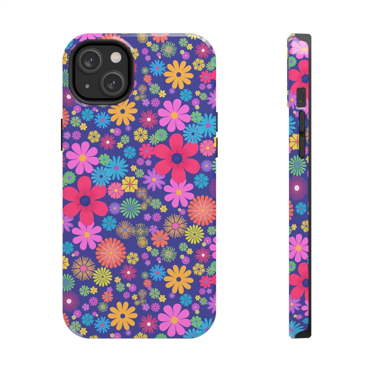 Colorful Floral Tough Phone Cases