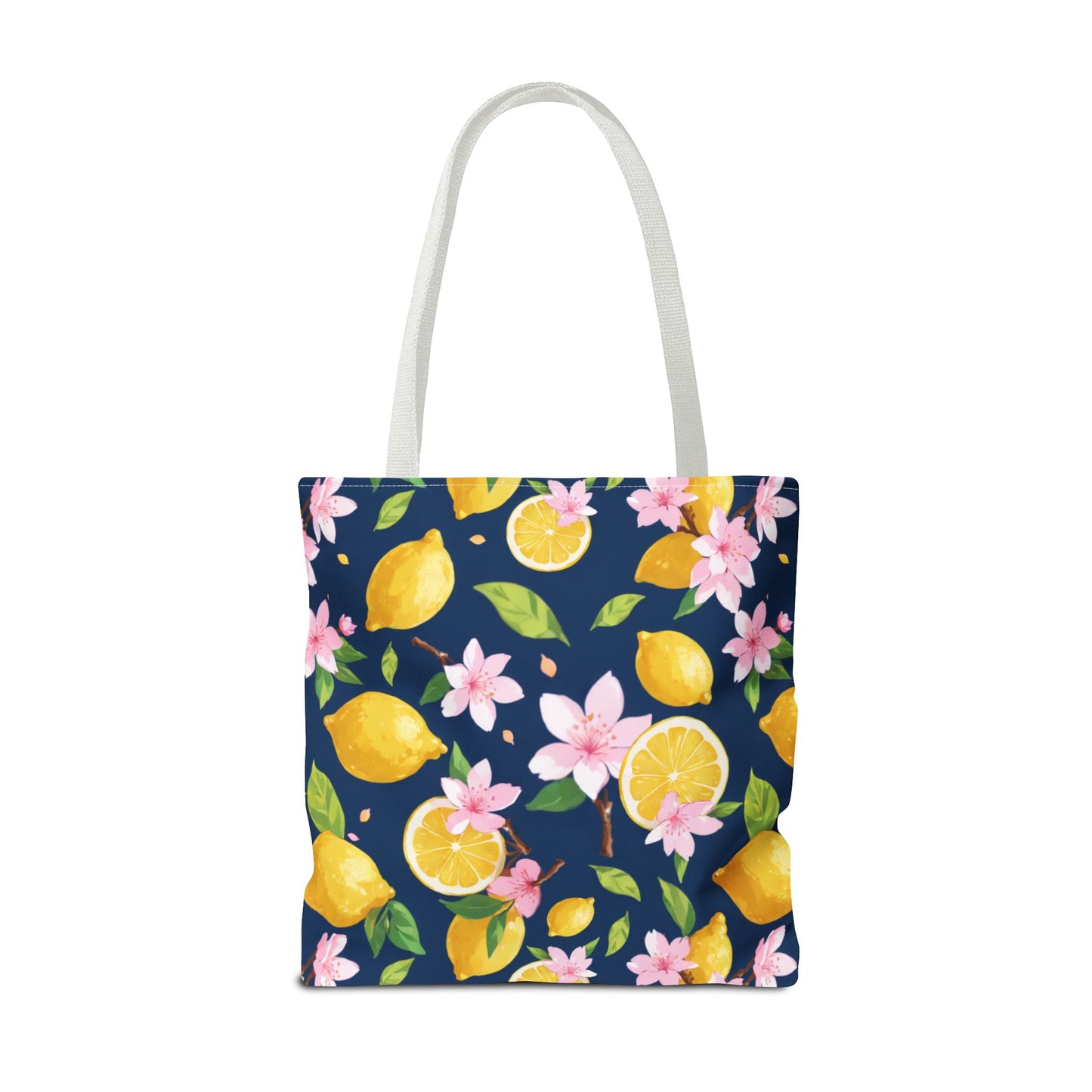 Lemon and cherry blossom Tote Bag