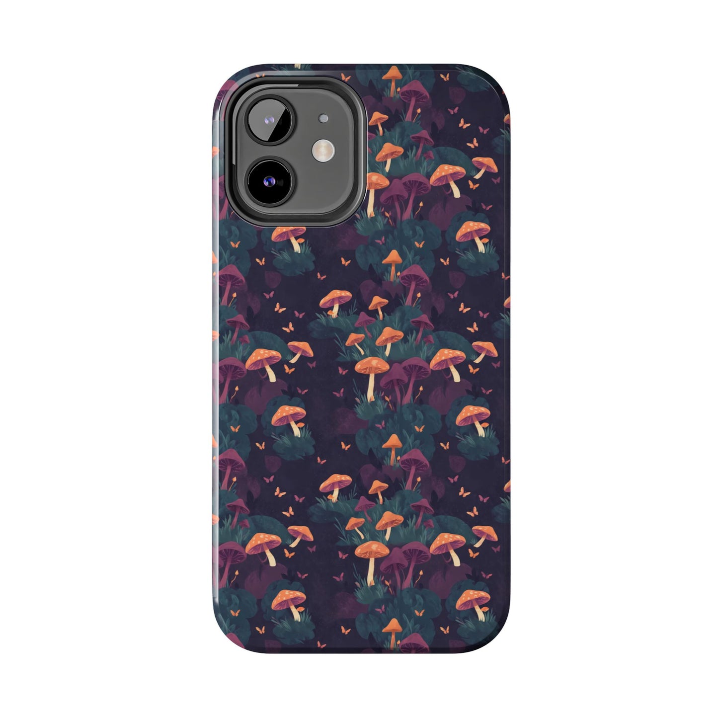 Witchy Mushroom And Moth IPhone Case | Witchy Phone Case | Mushroom Phone Case | Hippie Mushrooms | Night Moths