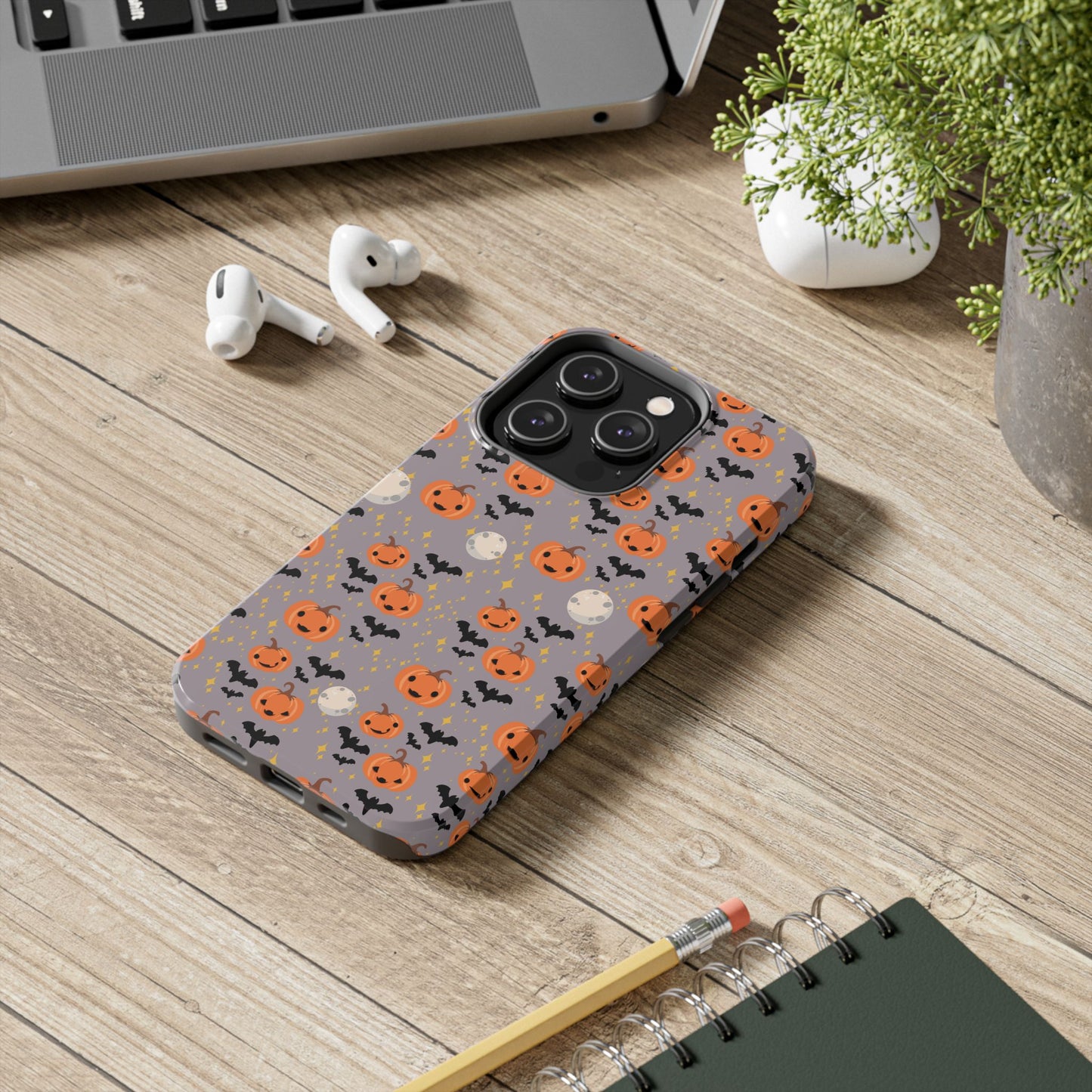 Halloween Phone Cases, Tough Phone Case, Fall Decor, Halloween Gift, Pumpkin Phone Cover, Spooky Vibes, Unique Phone Accessories