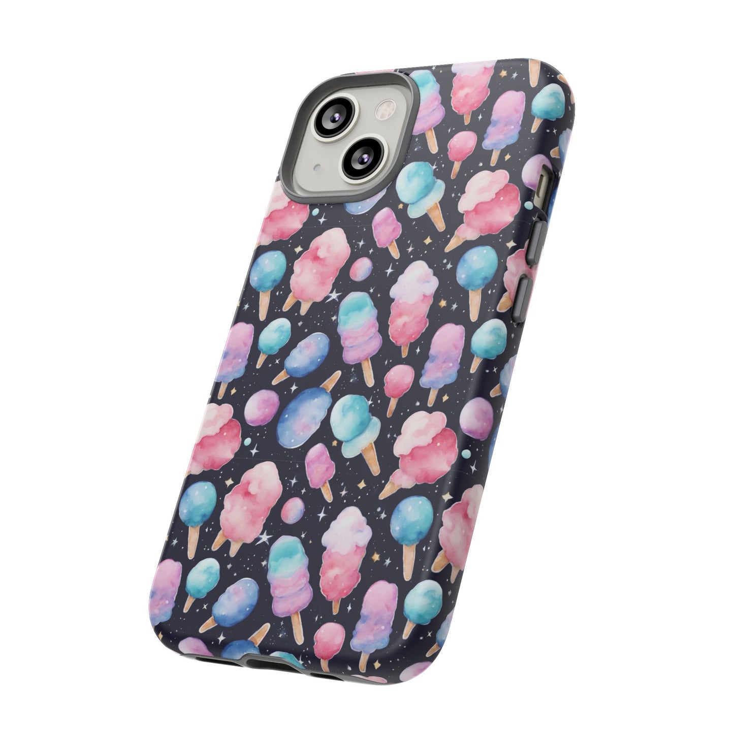 Cotton Candy Space Explosion Tough Case For iPhone Samsung