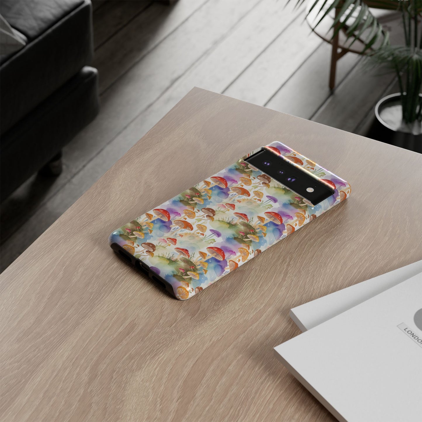 Mushroom Phone Case | Shroom Phone Cover | Hippie Themed Phone Case | Cute mushroom Pattern | Tough Case