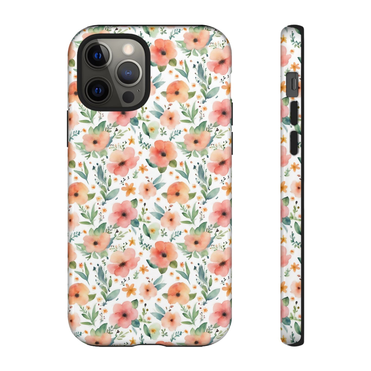 Watercolor Floral Print | Tough Cases | IPhone Case | Samsung Case | Flower Phone Case | Floral Case