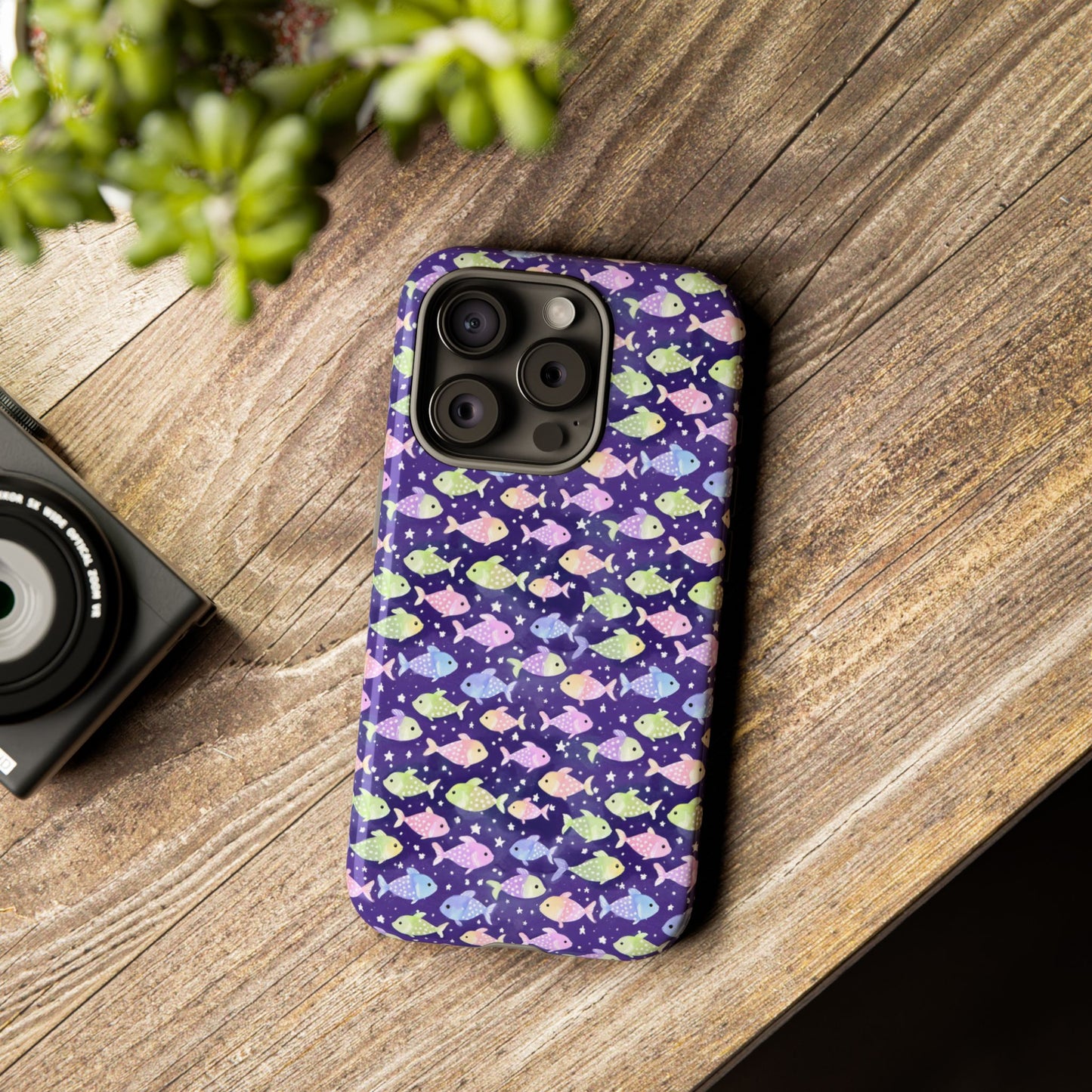 Fish And Stars | Tough Cases | Phone Case | Protective Cover | Ocean Themed | Sea Themed | Cute Phone Cover | Colorful