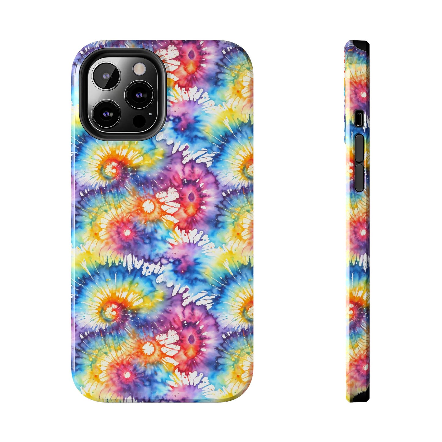Rainbow Tye Dye Phone Case | Hippie Rainbow Phone Case | Boho Tye Dye | Tough Phone Case | Cute Rainbow Phone Case