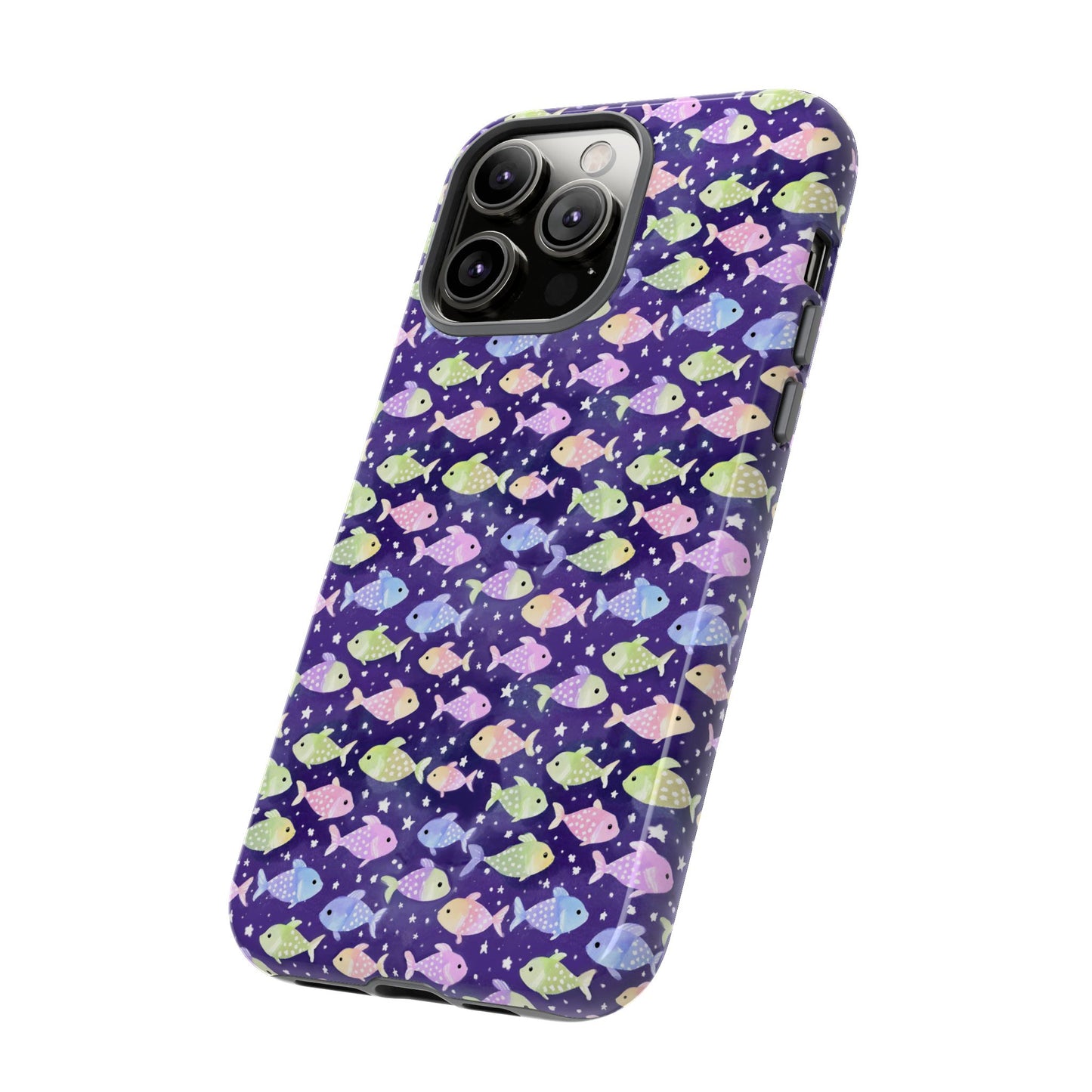Fish And Stars | Tough Cases | Phone Case | Protective Cover | Ocean Themed | Sea Themed | Cute Phone Cover | Colorful