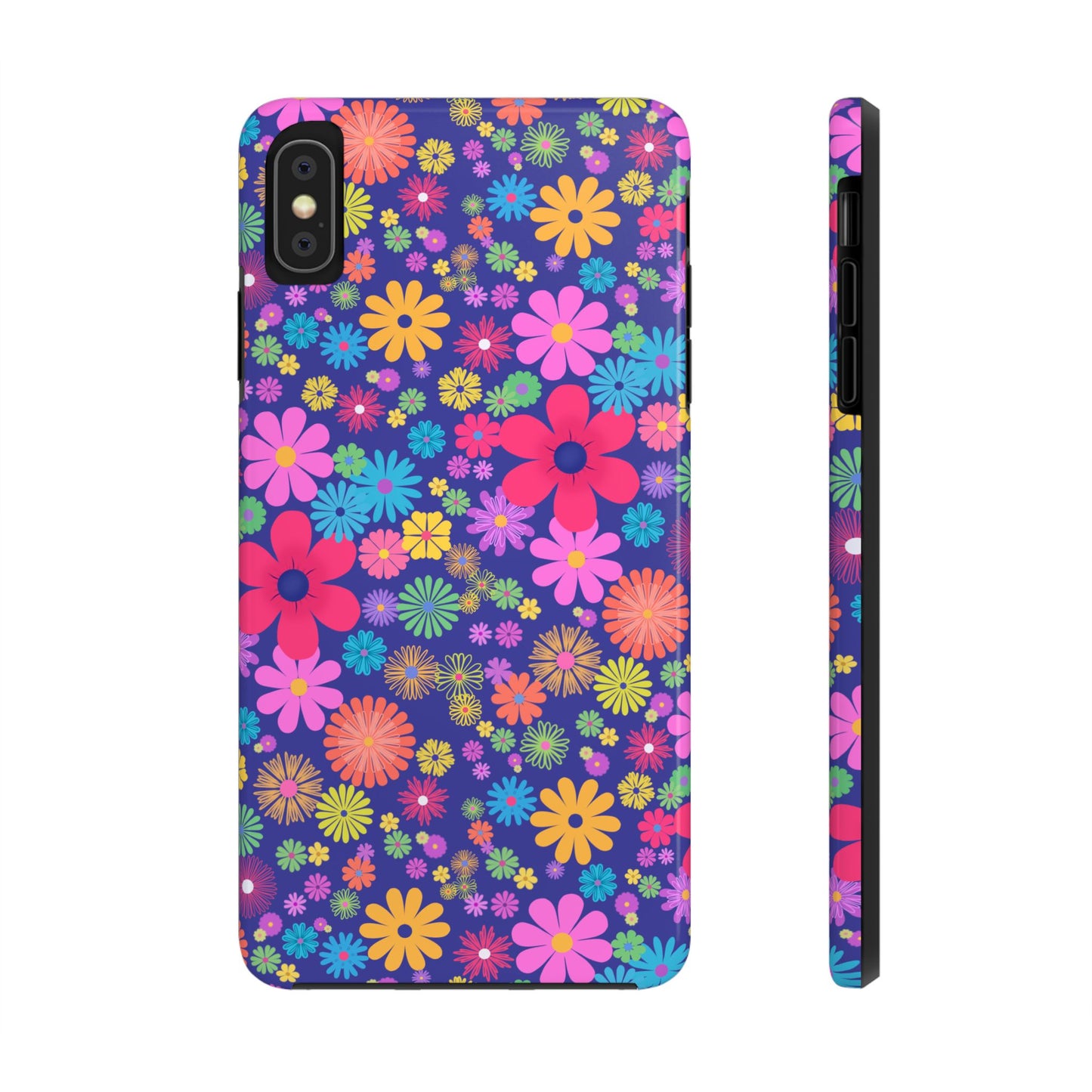 Colorful Floral Tough Phone Cases