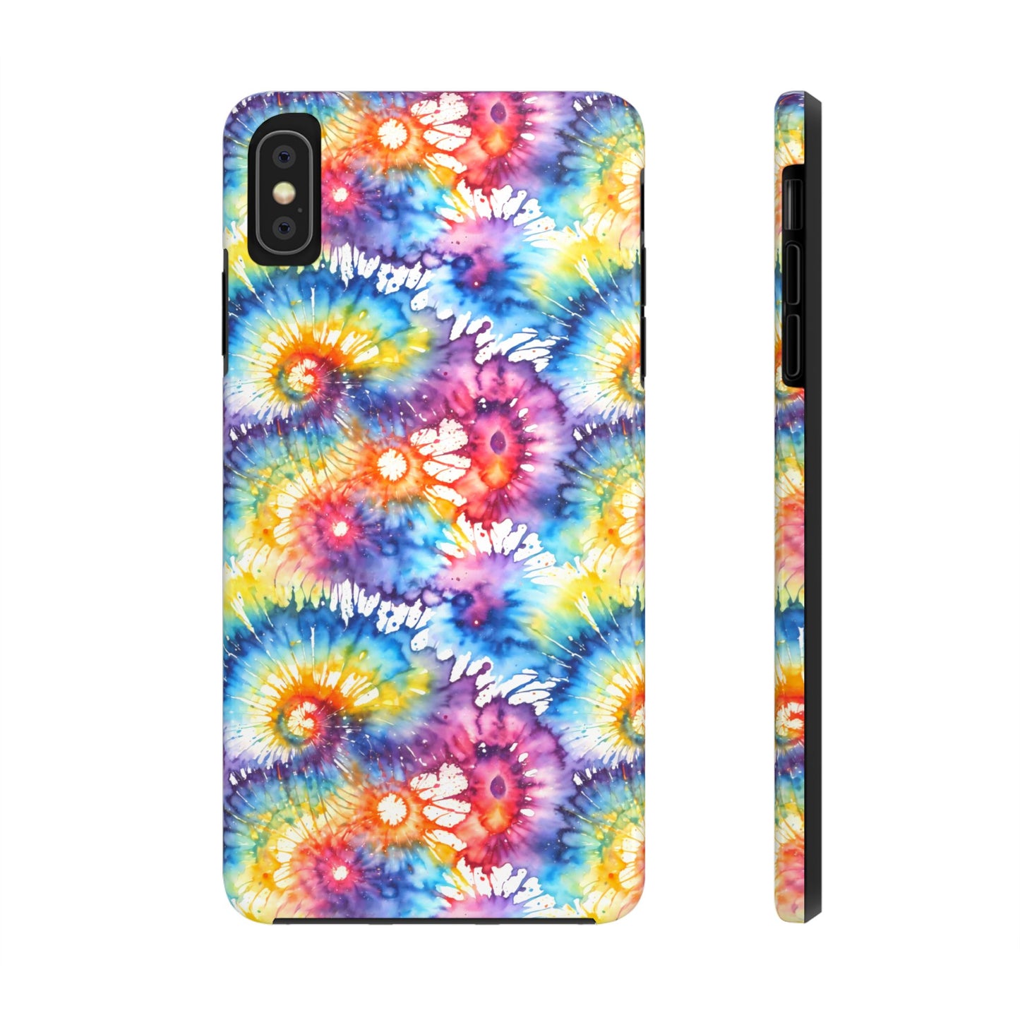 Rainbow Tye Dye Phone Case | Hippie Rainbow Phone Case | Boho Tye Dye | Tough Phone Case | Cute Rainbow Phone Case