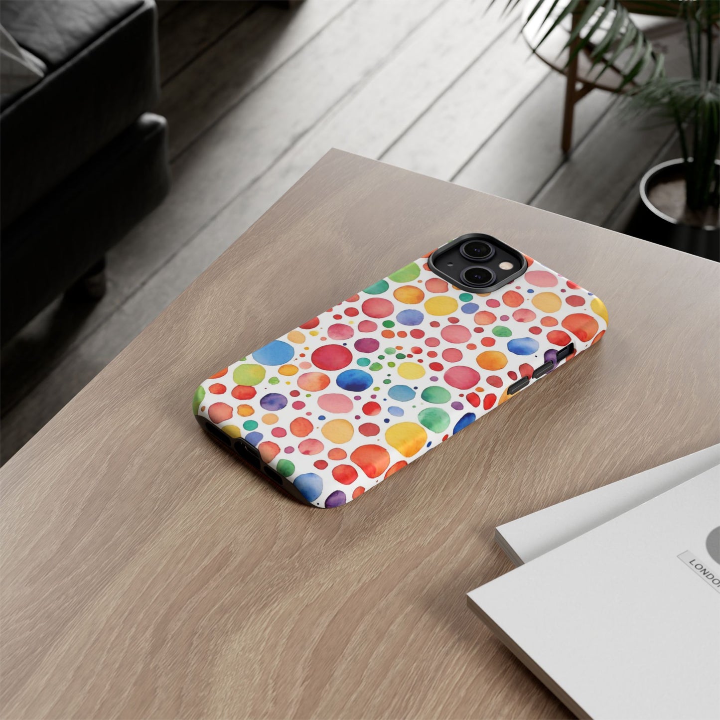 Polka dot drop | Tough Cases | Phone Case | IPhone | Samsung | Protective Phone Case | Phone Protector | Cute Phone Cover