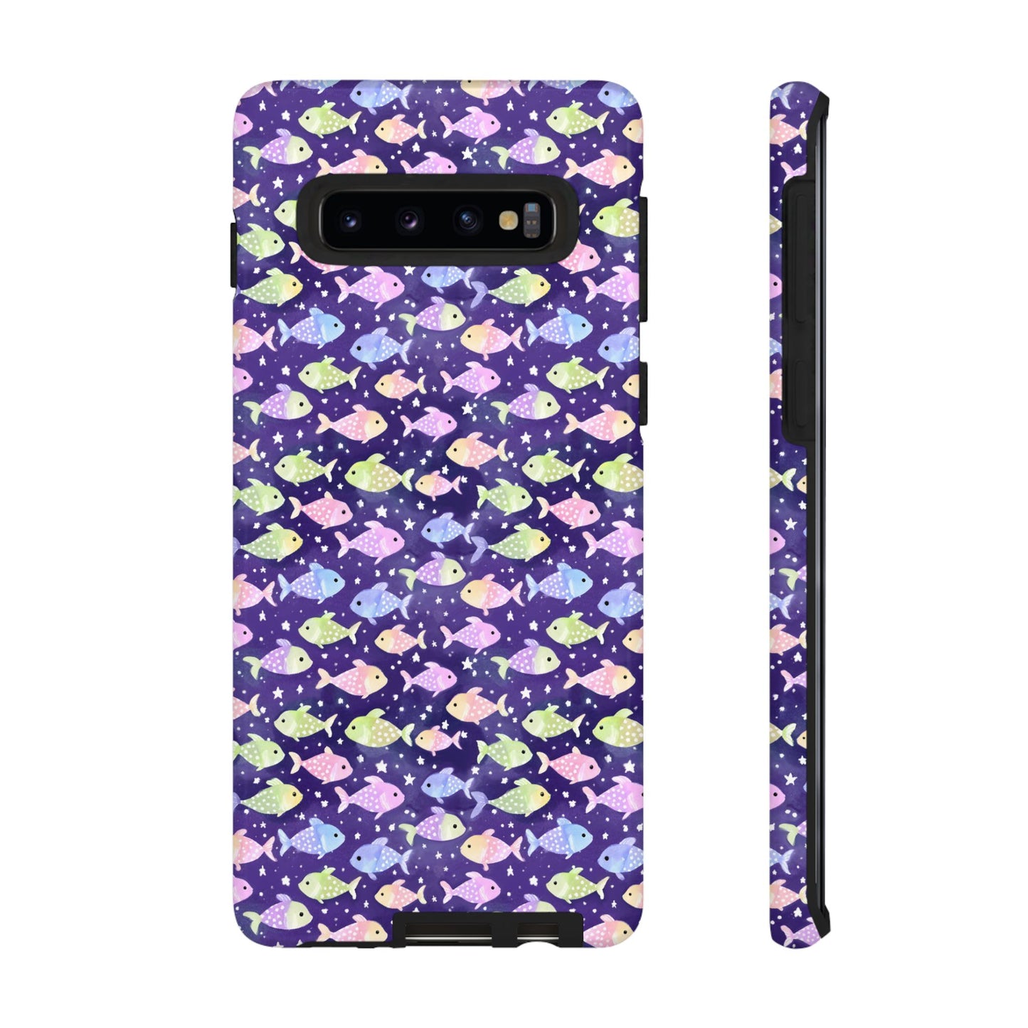 Fish And Stars | Tough Cases | Phone Case | Protective Cover | Ocean Themed | Sea Themed | Cute Phone Cover | Colorful