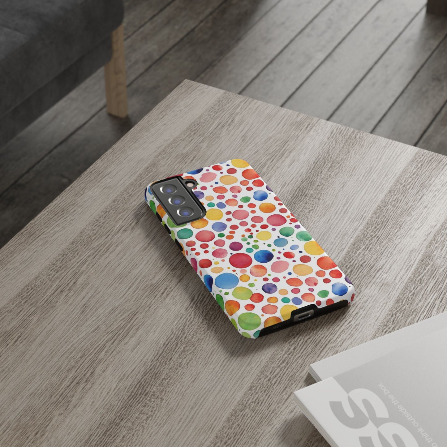 Polka dot drop | Tough Cases | Phone Case | IPhone | Samsung | Protective Phone Case | Phone Protector | Cute Phone Cover