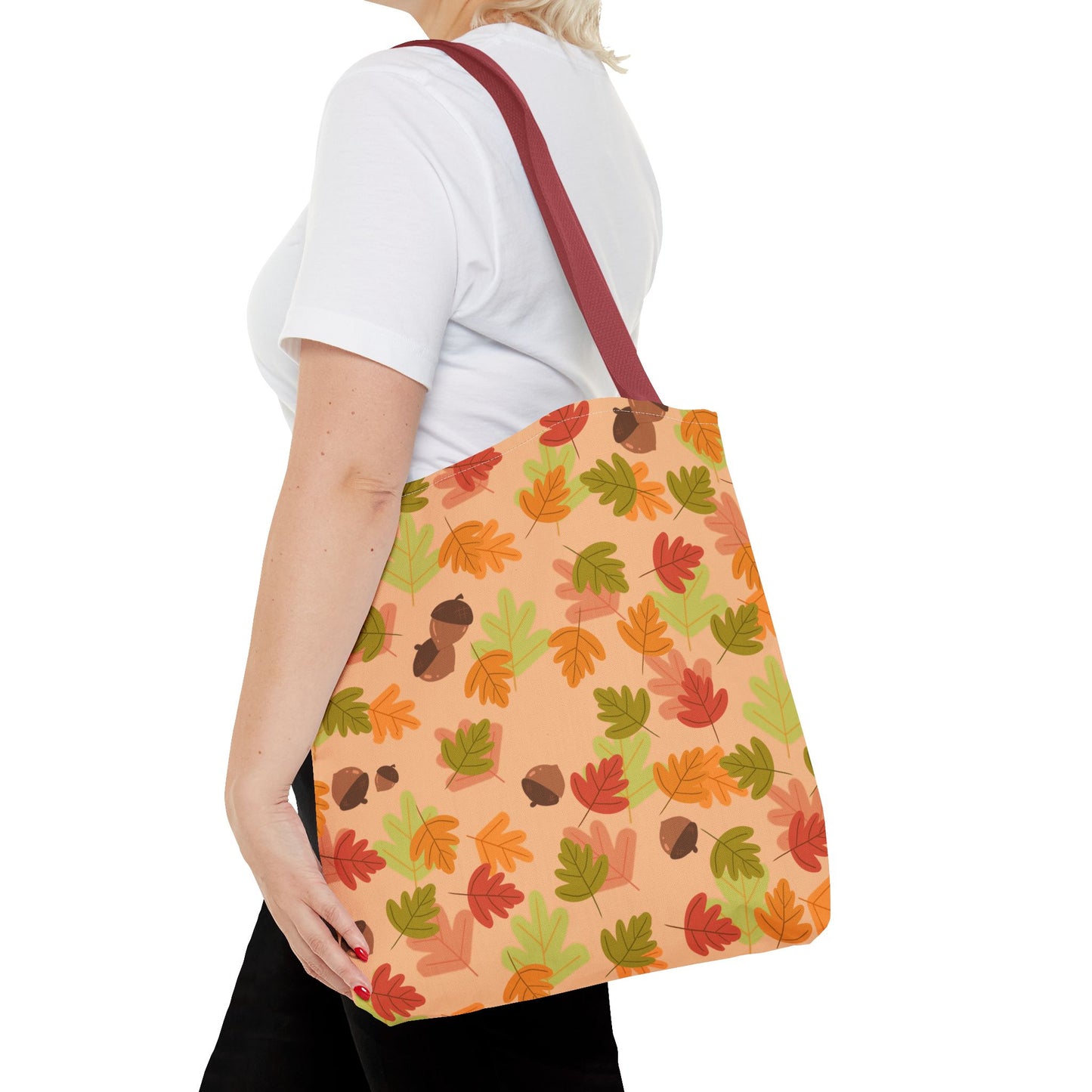 Fall Leaves Tote Bag, Eco-Friendly Shopping Bag, Autumn Style, Everyday Use, Perfect for Gift Giving