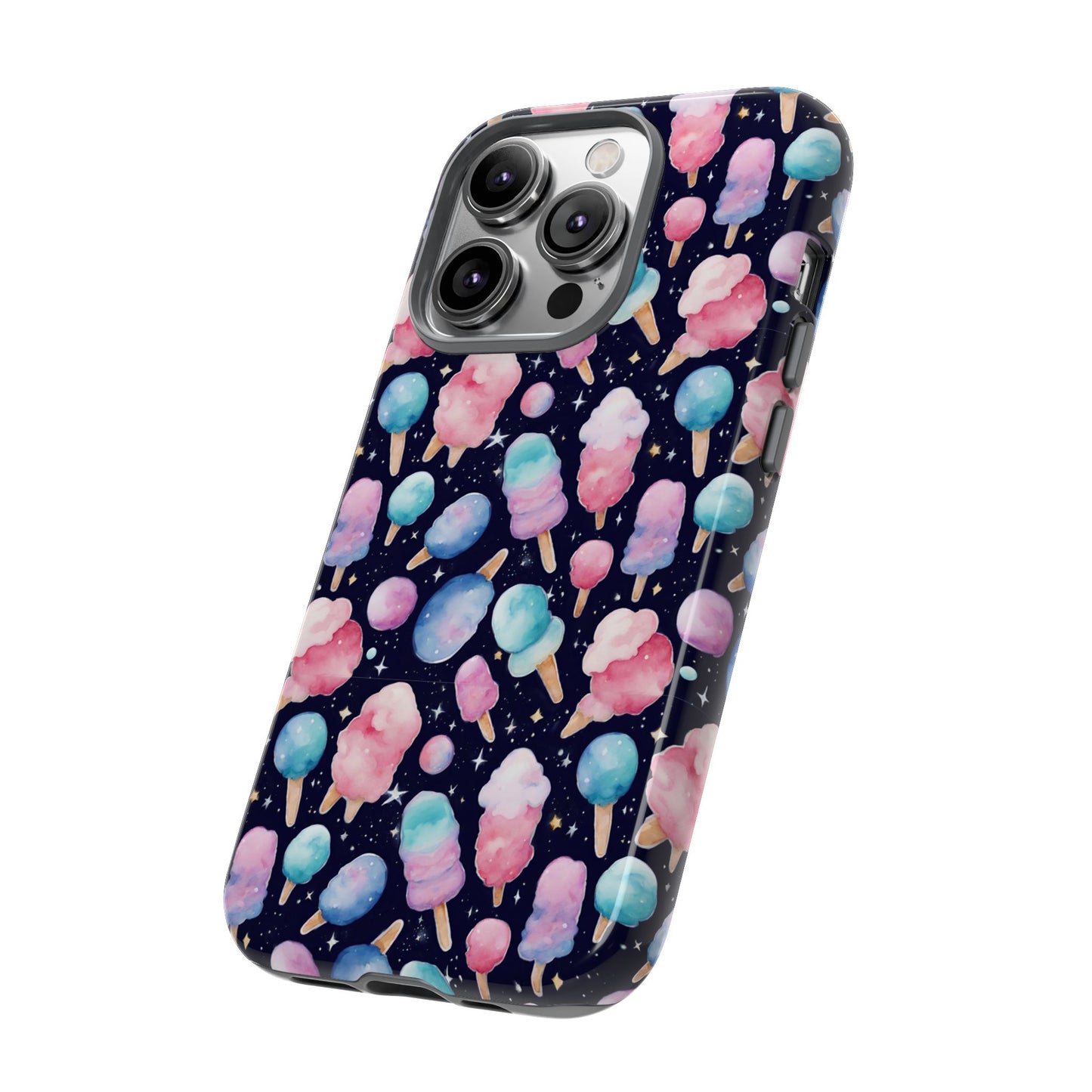Cotton Candy Space Explosion Tough Case For iPhone Samsung