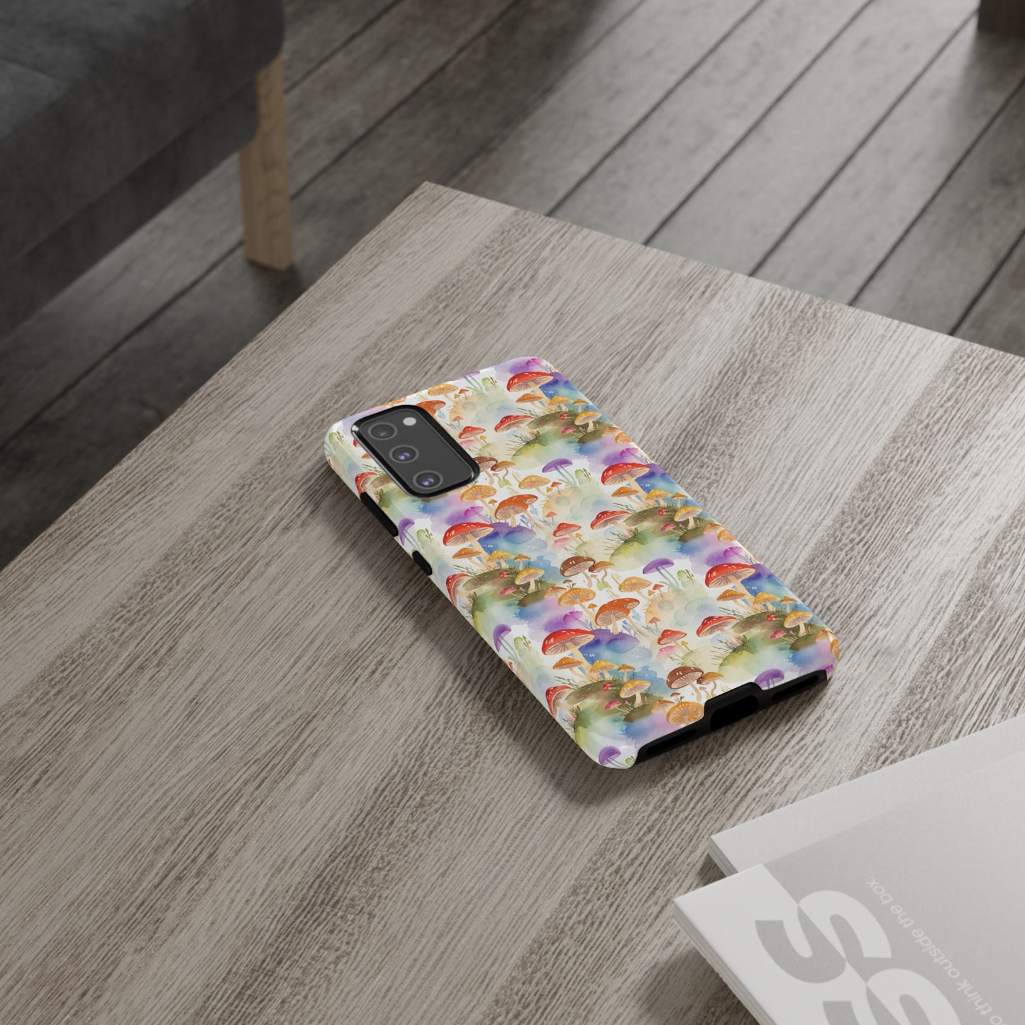 Mushroom Phone Case | Shroom Phone Cover | Hippie Themed Phone Case | Cute mushroom Pattern | Tough Case