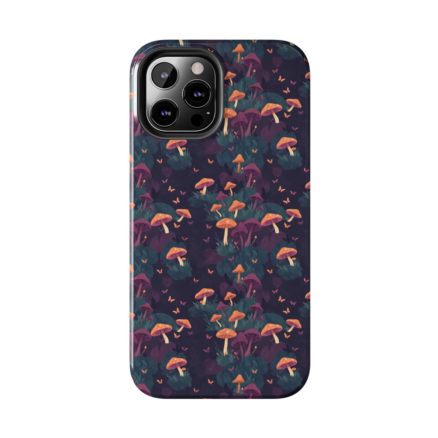 Witchy Mushroom And Moth IPhone Case | Witchy Phone Case | Mushroom Phone Case | Hippie Mushrooms | Night Moths