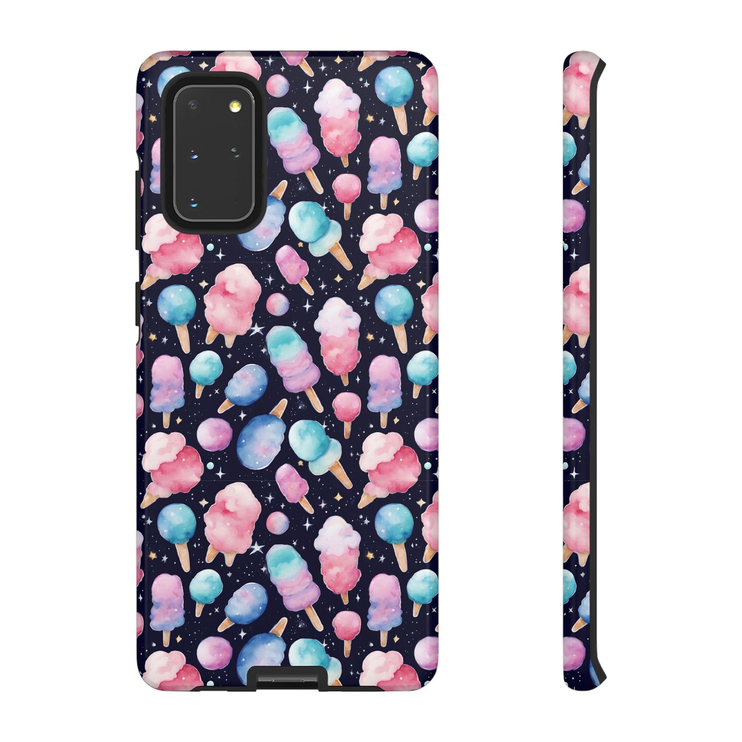 Cotton Candy Space Explosion Tough Case For iPhone Samsung