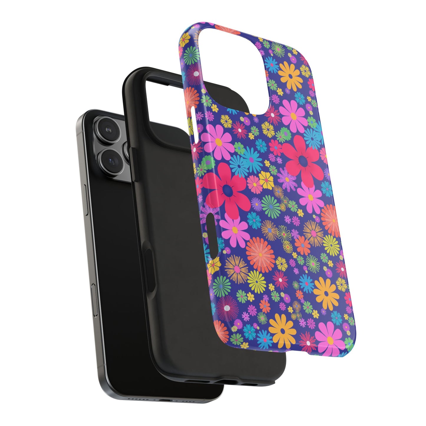 Colorful Floral Tough Phone Cases