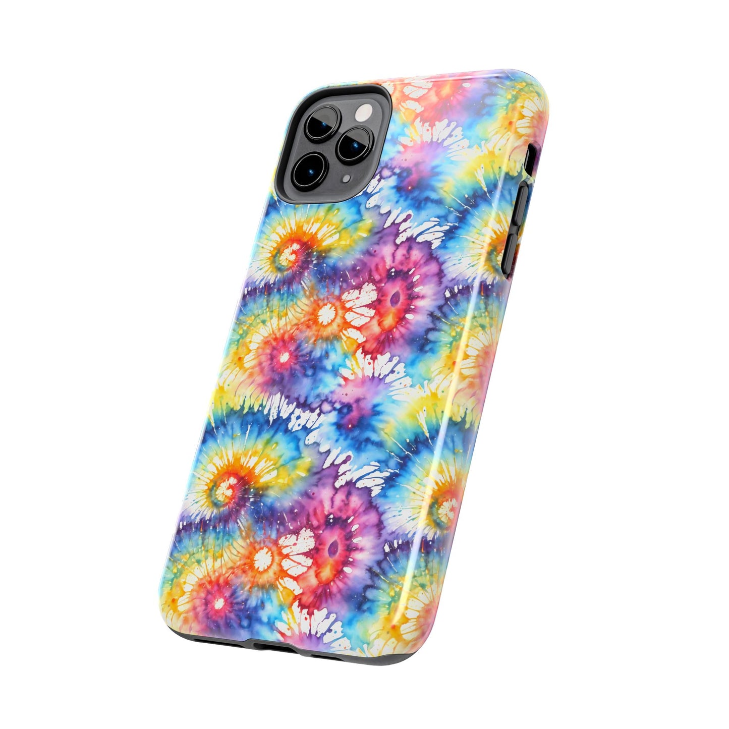 Rainbow Tye Dye Phone Case | Hippie Rainbow Phone Case | Boho Tye Dye | Tough Phone Case | Cute Rainbow Phone Case