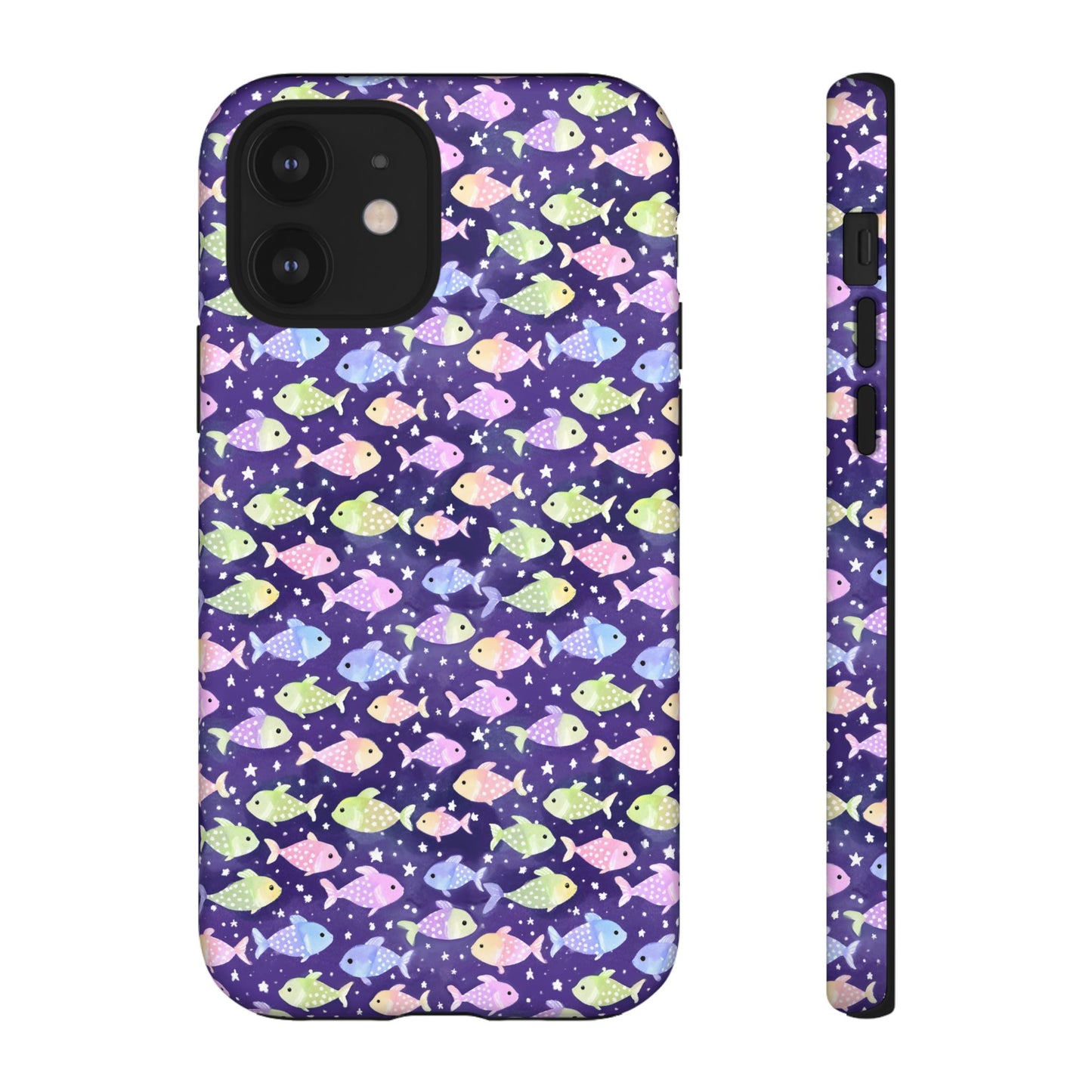 Fish And Stars | Tough Cases | Phone Case | Protective Cover | Ocean Themed | Sea Themed | Cute Phone Cover | Colorful