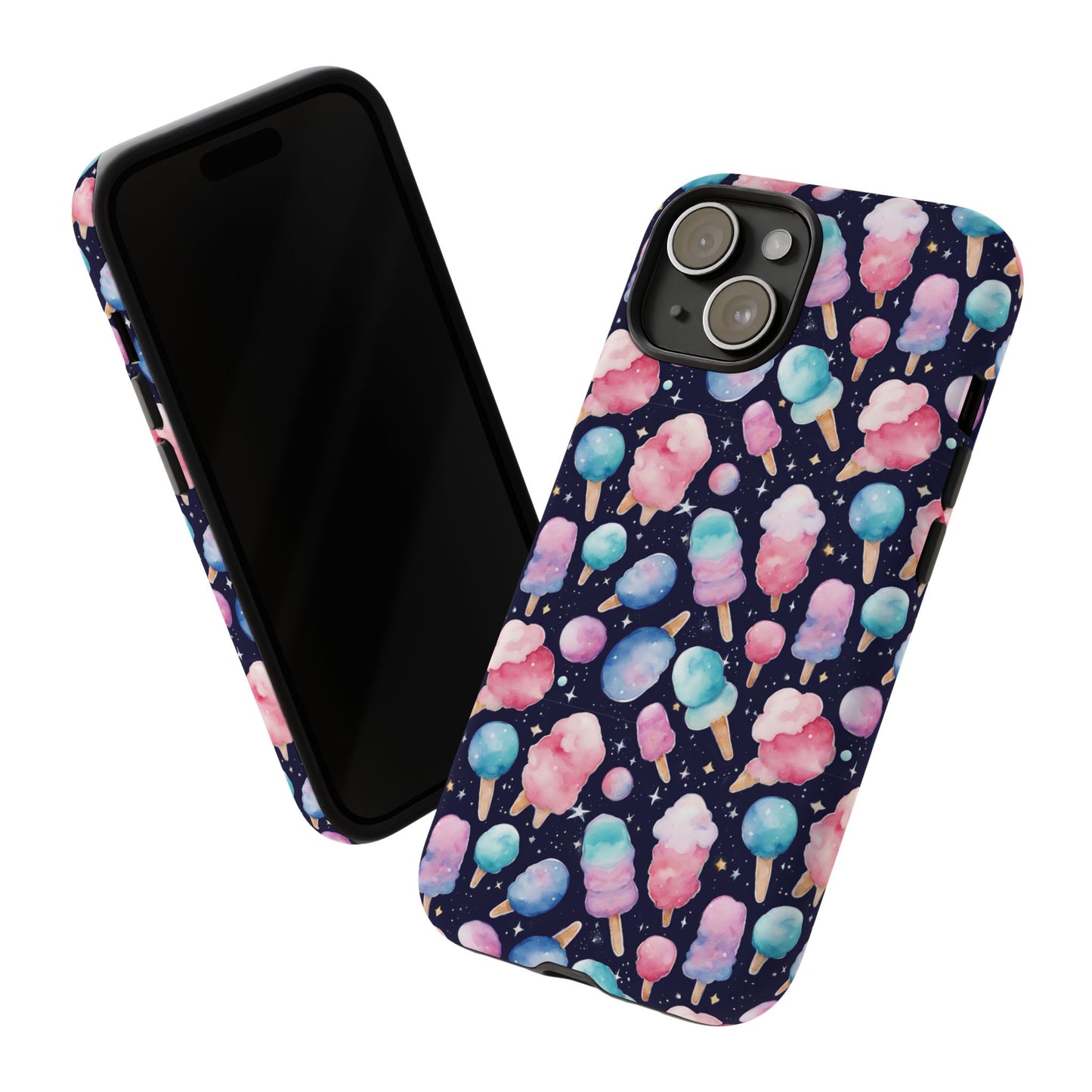 Cotton Candy Space Explosion Tough Case For iPhone Samsung