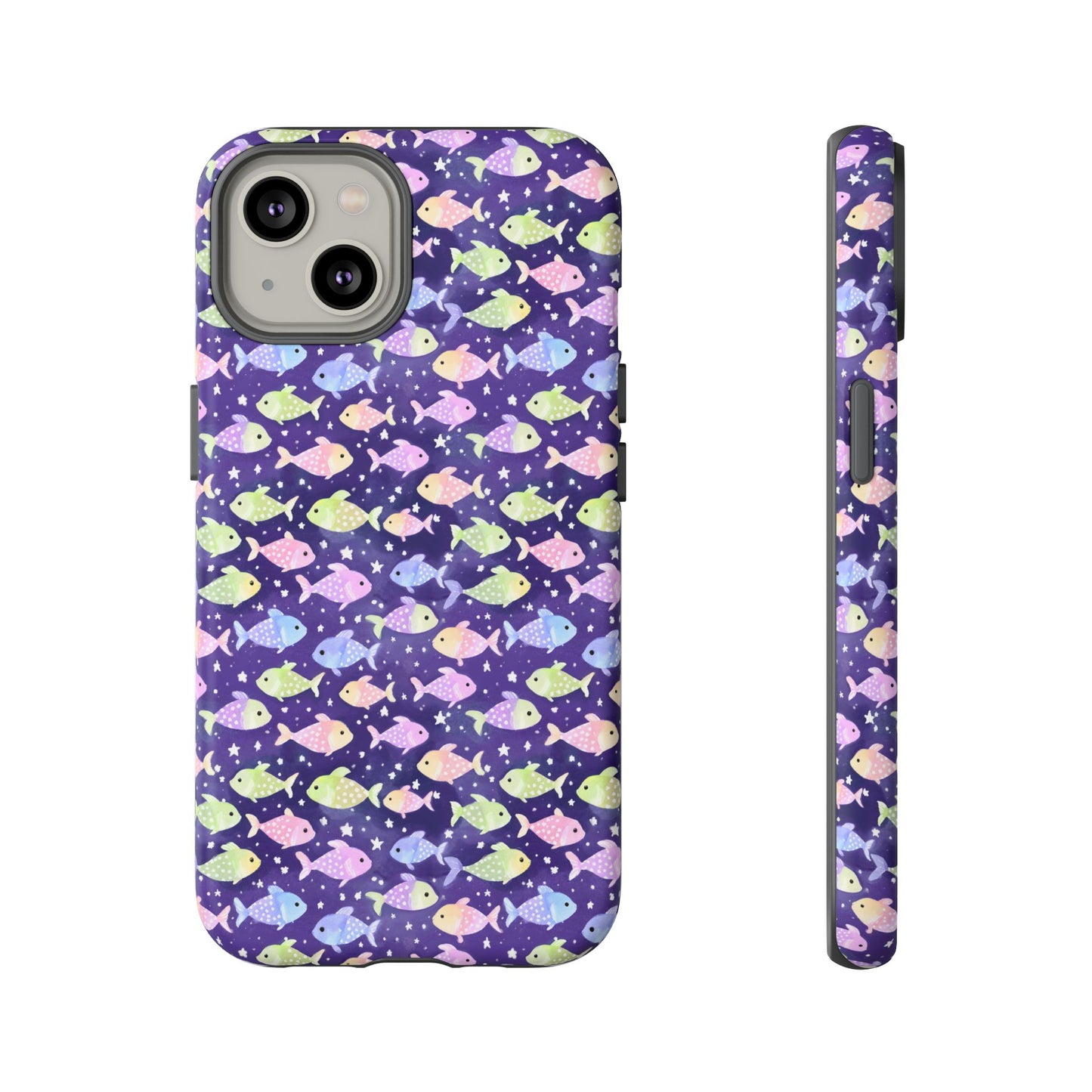 Fish And Stars | Tough Cases | Phone Case | Protective Cover | Ocean Themed | Sea Themed | Cute Phone Cover | Colorful