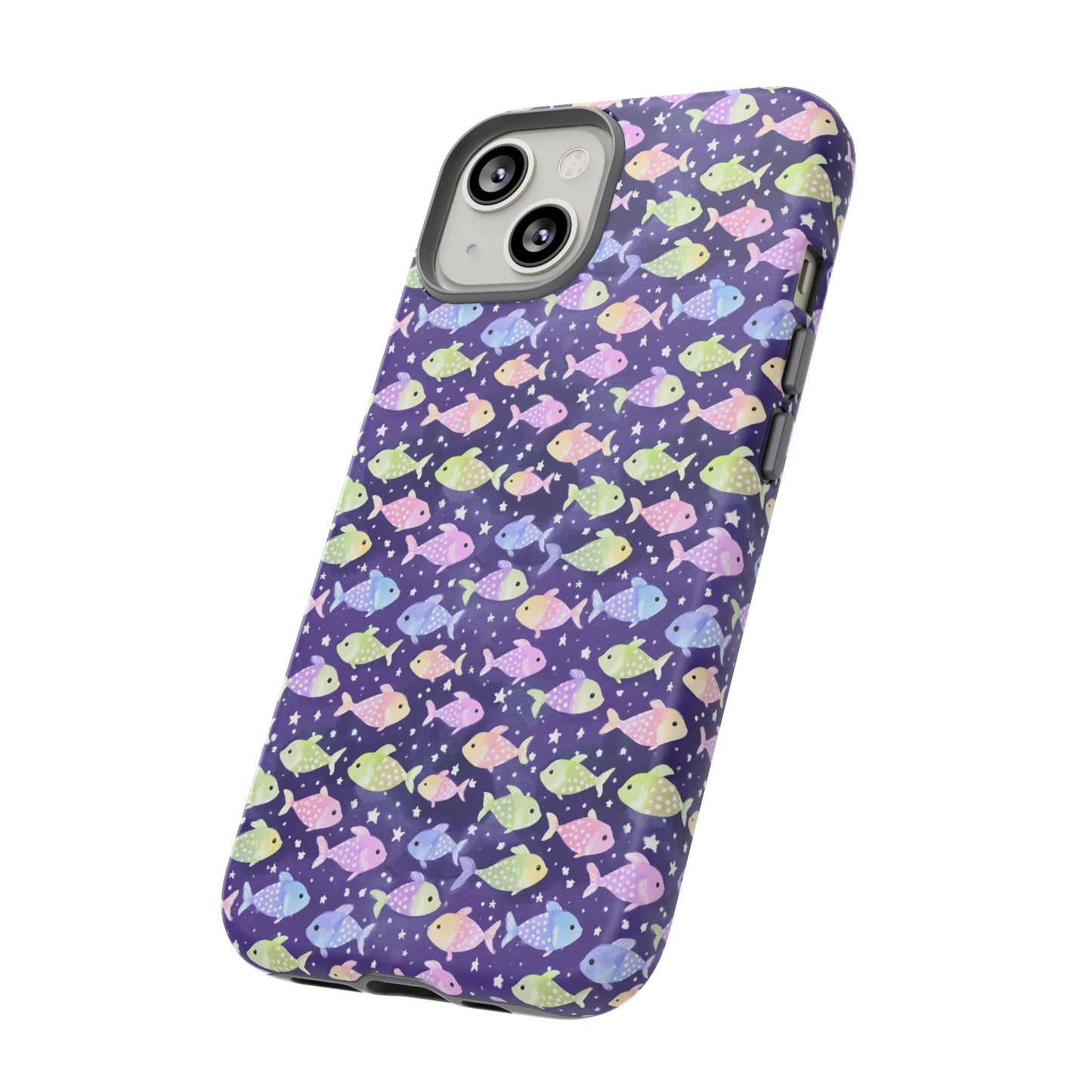 Fish And Stars | Tough Cases | Phone Case | Protective Cover | Ocean Themed | Sea Themed | Cute Phone Cover | Colorful