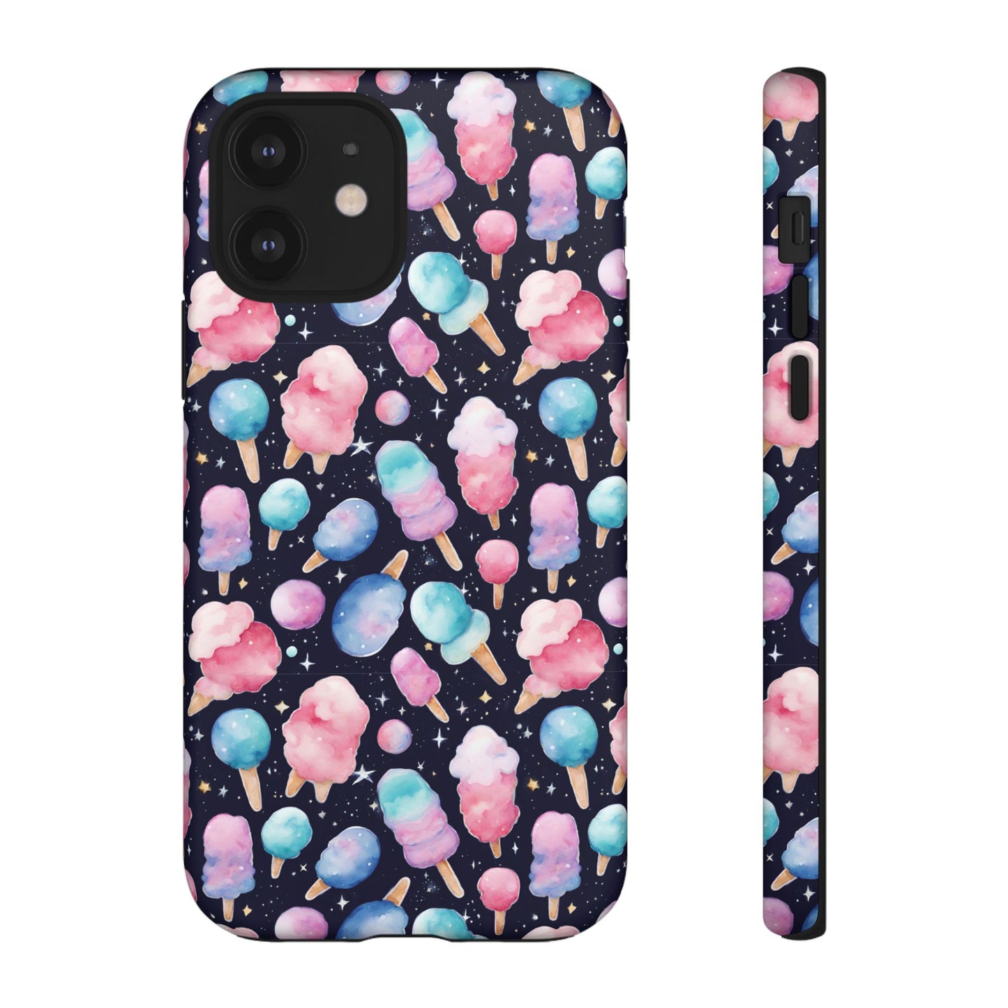 Cotton Candy Space Explosion Tough Case For iPhone Samsung