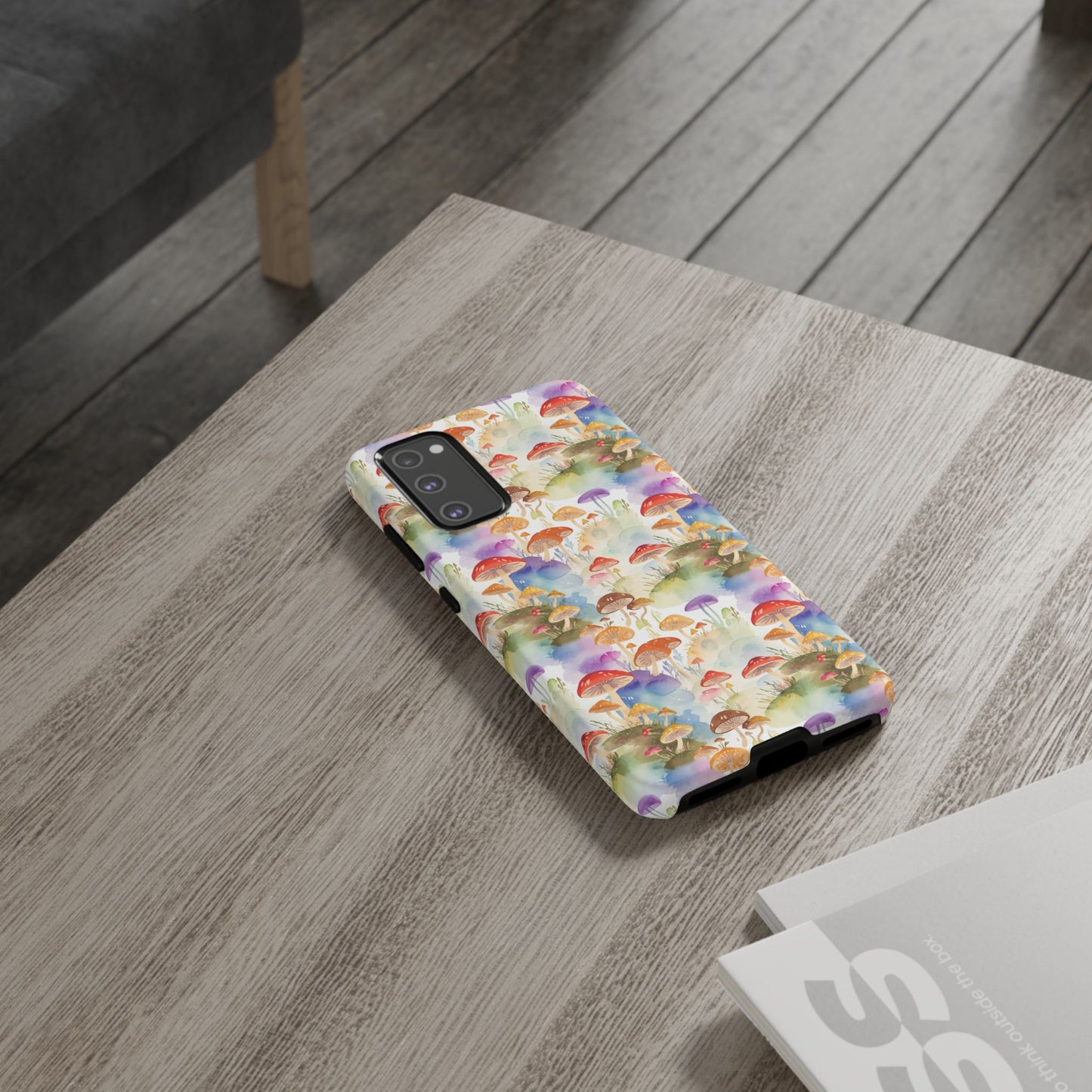 Mushroom Phone Case | Shroom Phone Cover | Hippie Themed Phone Case | Cute mushroom Pattern | Tough Case