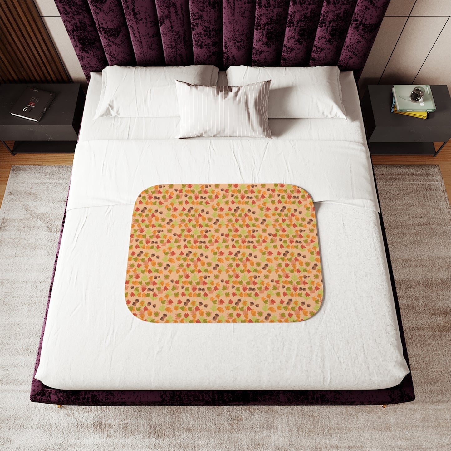 Autumn Leaves Soft Plush Blanket